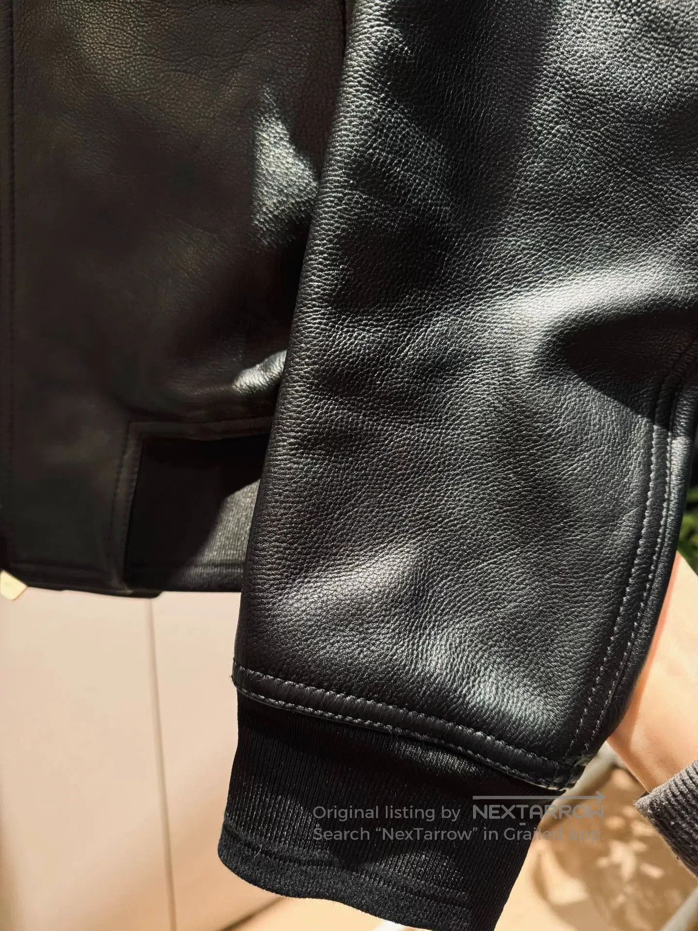 Other Diorhomme 18FW Fur Collar Leather Jacket. Size US XL / EU 56 / 4 - 5 Thumbnail