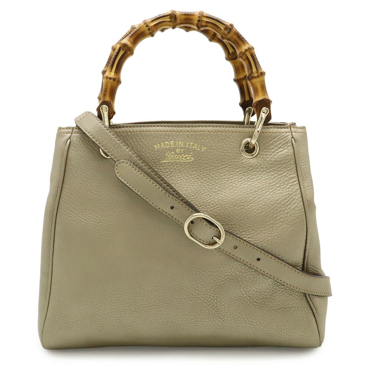 Gucci Gucci Gucci Bamboo small 2way bag Leather Shoulder Bag 336032 DUTY FREE for USA Size ONE SIZE - 1 Thumbnail