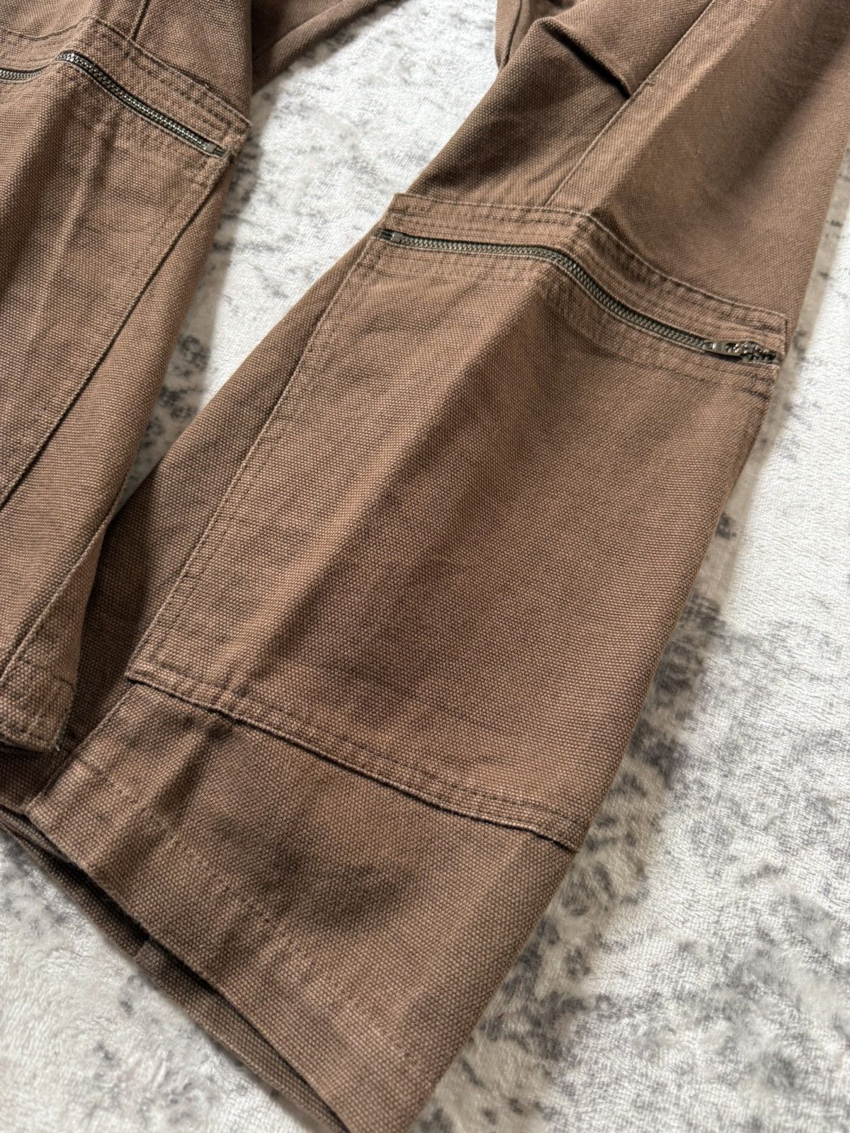 Japanese Brand Amore Puro Japan Deconstructed Heavy Cargo Baggy Pants Size US 29 - 14 Thumbnail