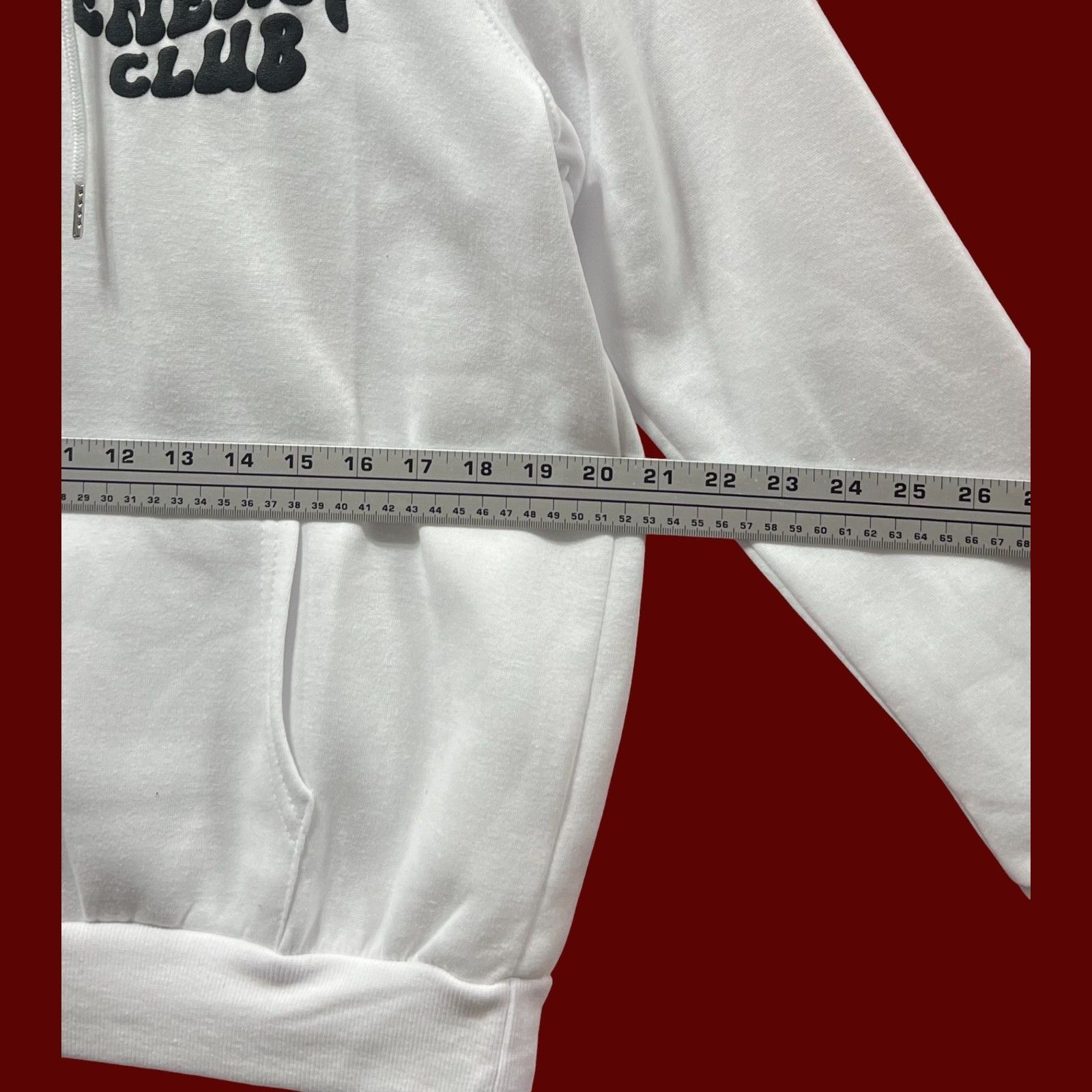 rue21 Rue 21 - Men's Long Sleeve Hooded Sweatshirt - White - Mediu Size US M / EU 48-50 / 2 - 3 Thumbnail