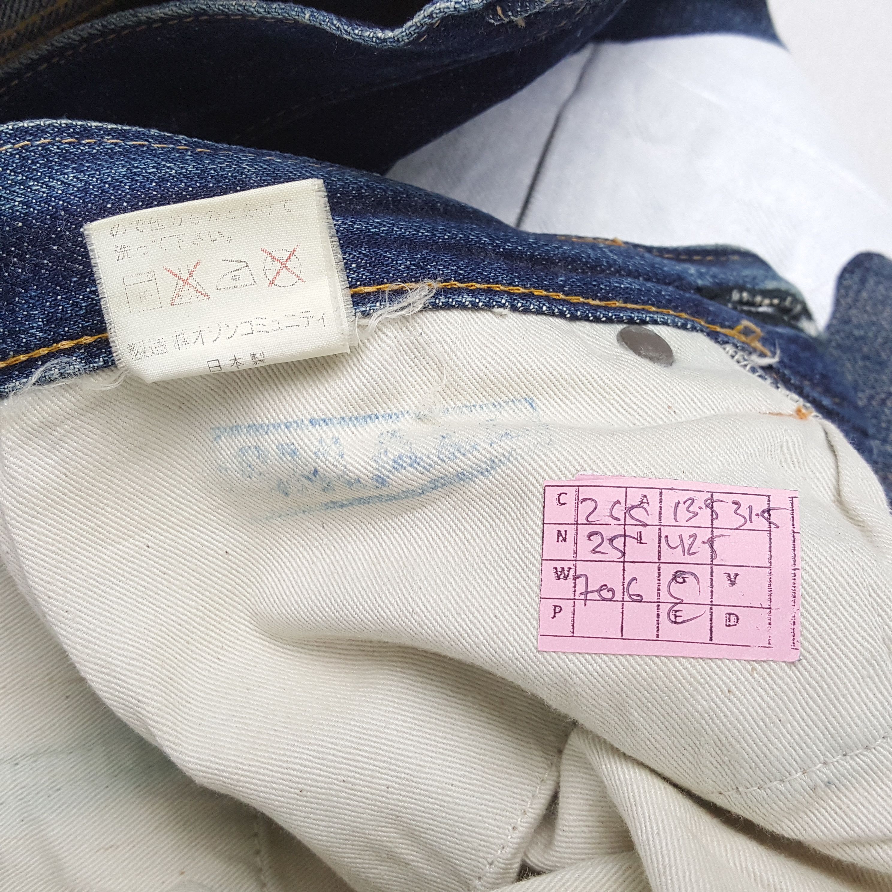 Hysteric Glamour × Japanese Brand × Vintage HYSTERIC GLAMOUR Japanese Brand Custom Art Jeans Size US 27 - 14 Thumbnail