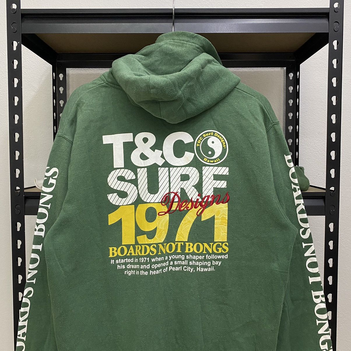 Vintage Vintage T&C Surf Design Hawaii 1971 Sweatshirt Hoodie Size US L / EU 52-54 / 3 - 2 Thumbnail