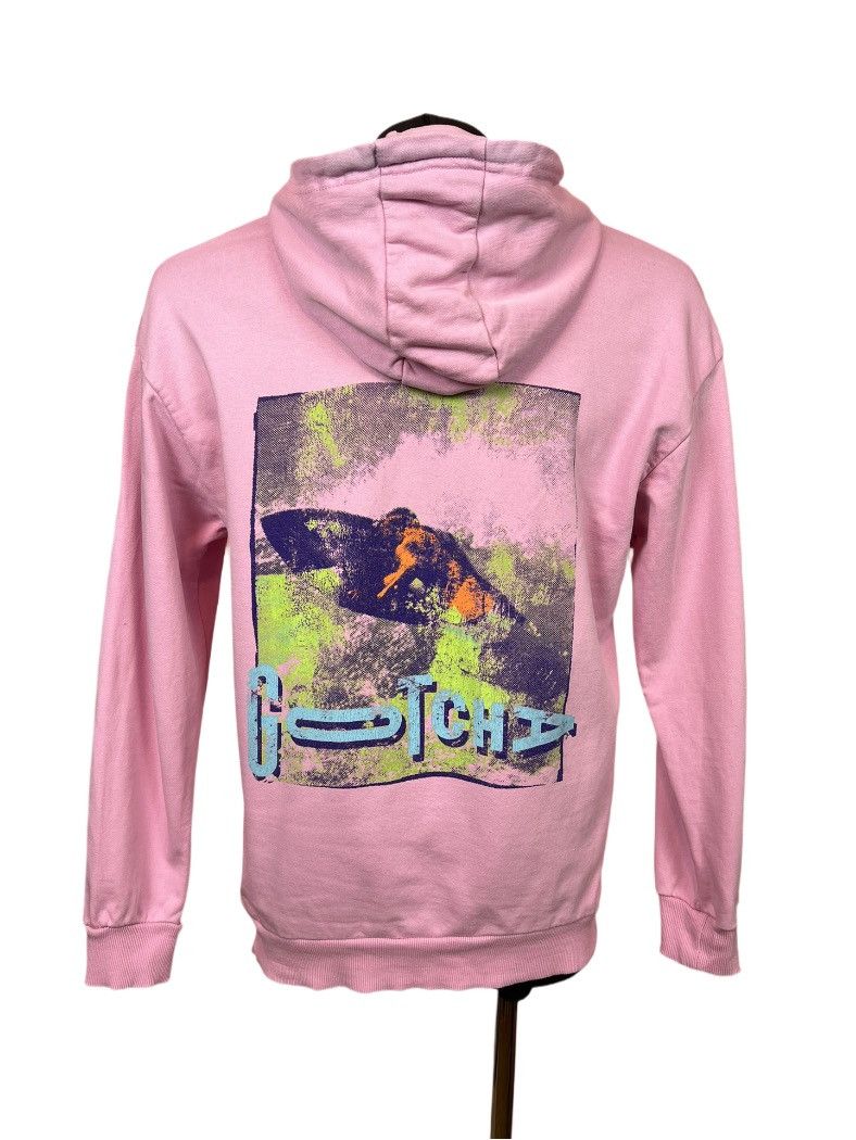 Designer × Gotcha gotcha printed hoodie shark streetwear pink L man's casual Size US L / EU 52-54 / 3 - 1 Thumbnail