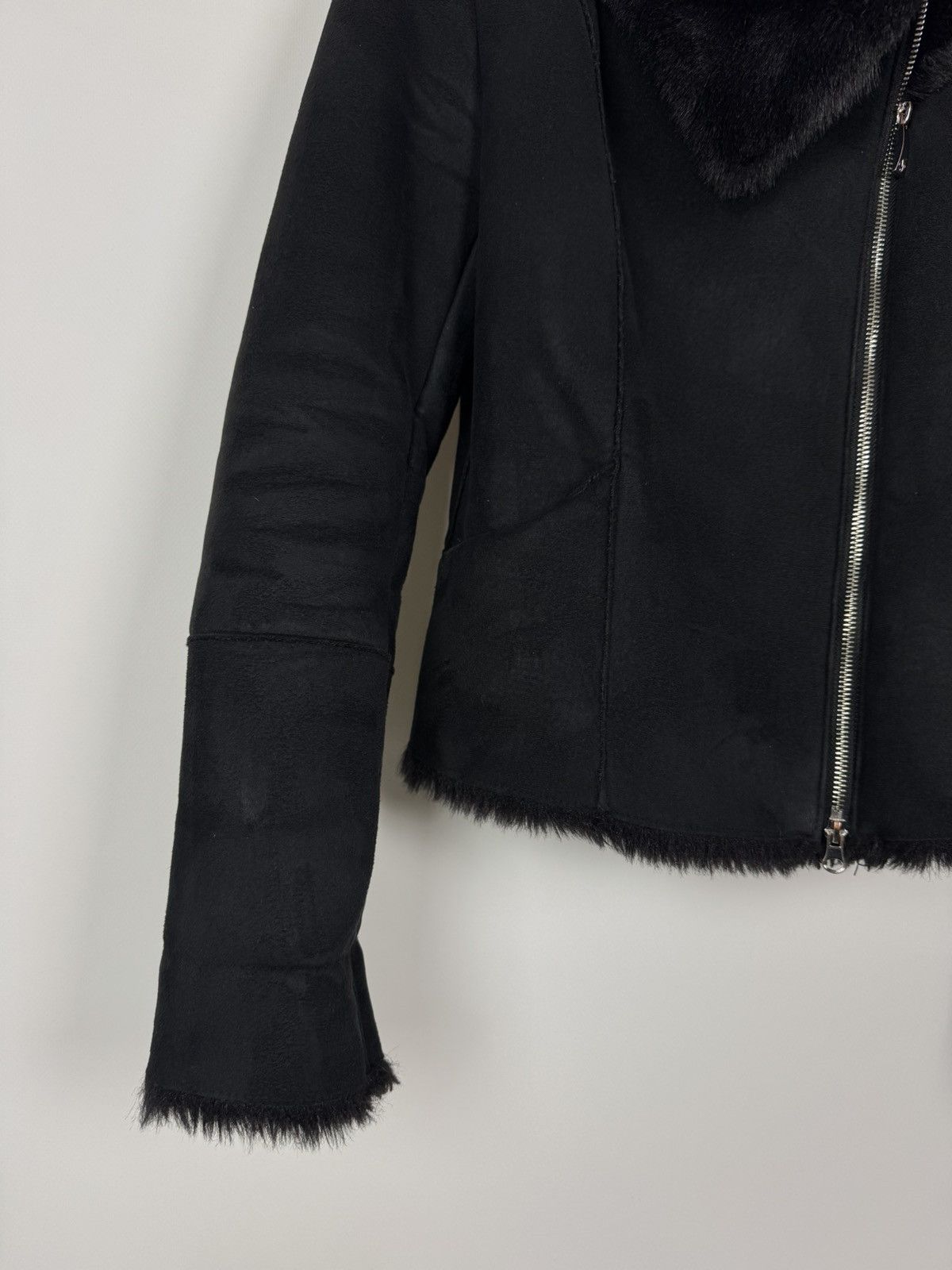 Armani Armani Jeans Faux Suede Fur Rider Jacket Size M / US 6-8 / IT 42-44 - 8 Thumbnail