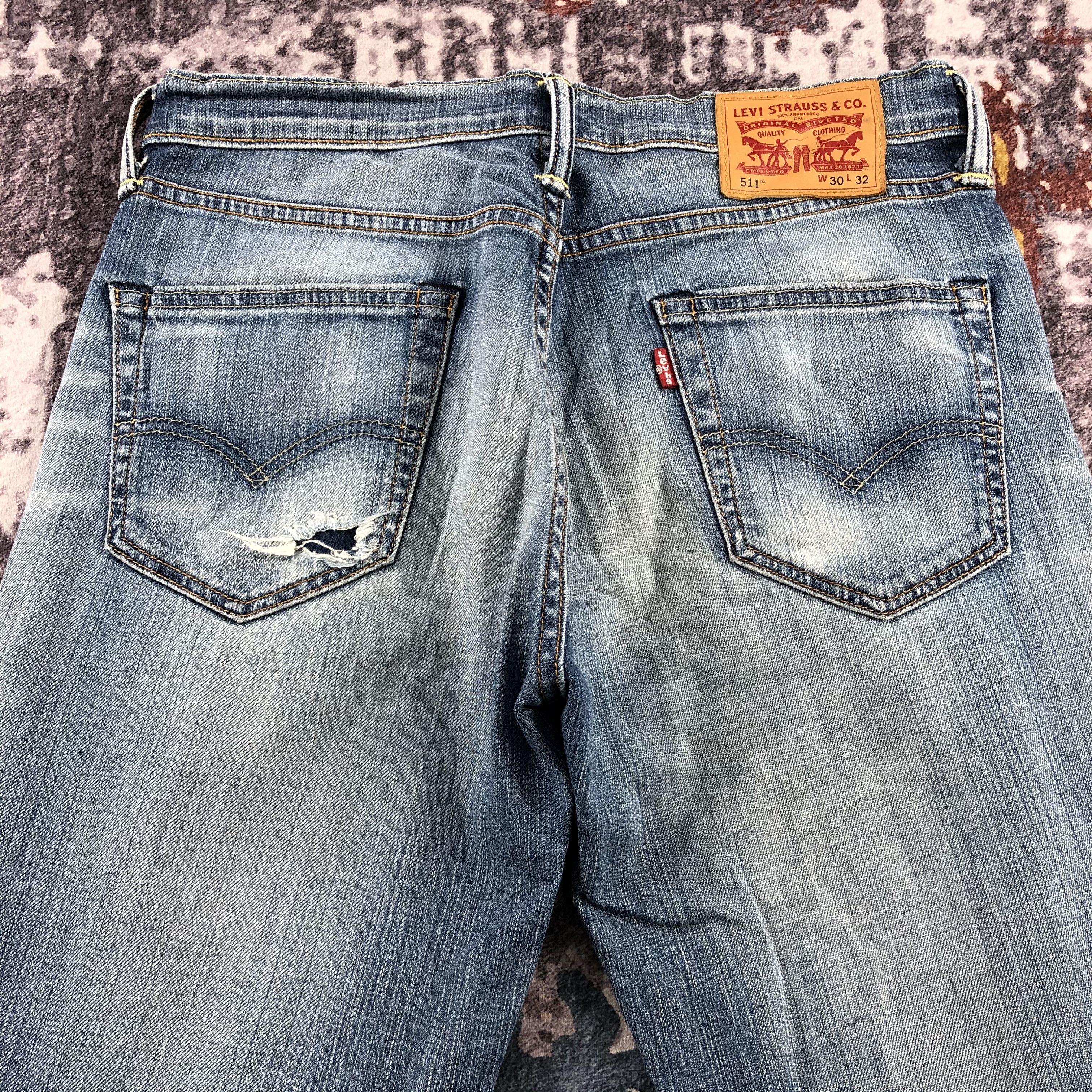 Levi's × Vintage Vintage Blue Wash Levis 511 Jeans-JM2750 Size US 31 - 4 Thumbnail
