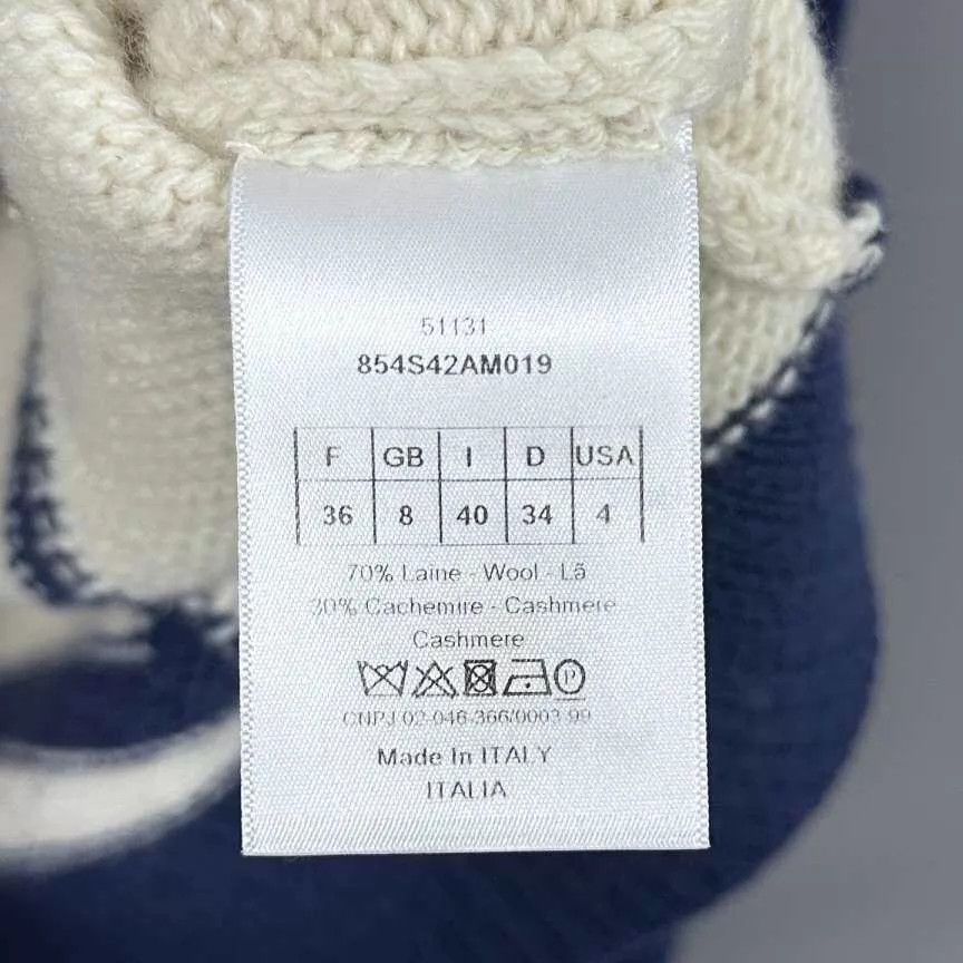 Dior Dior Runway Wool Cashmere Sweater 99 New Size 36 Size XS / US 0-2 / IT 36-38 - 5 Thumbnail