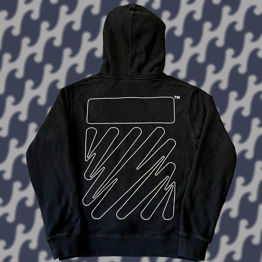 Off-White Off-White Hoodie Mens Medium Black Slim Sweatshirt Size US M / EU 48-50 / 2 - 1 Thumbnail