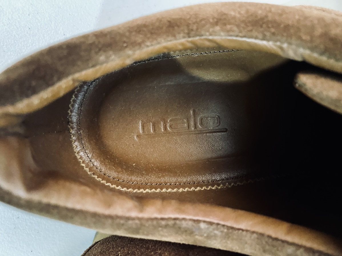 Malo Malo 🇮🇹 Brown French Calfskin Suede Voyager Sneakers 11 NEW Size US 11 / EU 44 - 2 Thumbnail