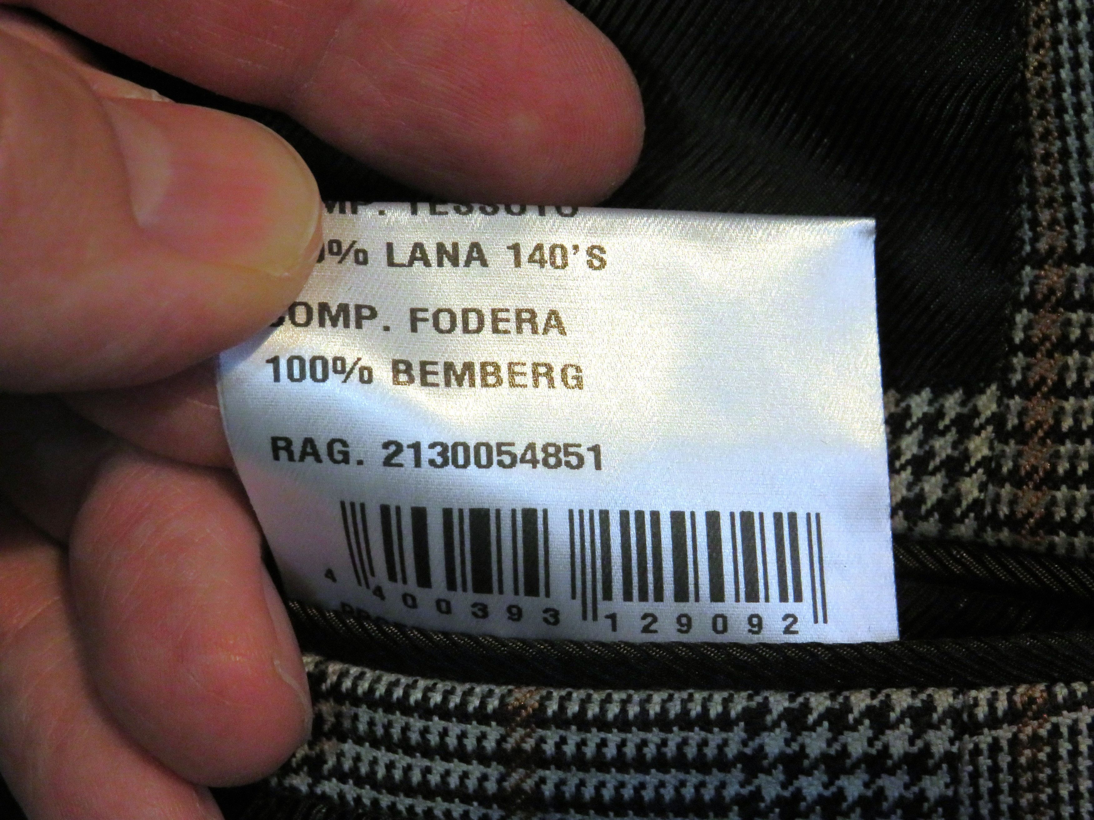 Cesare Attolini GUK Gray Plaid Super 140 Current Two Button Sport Coat 42 Size 42R - 13 Thumbnail