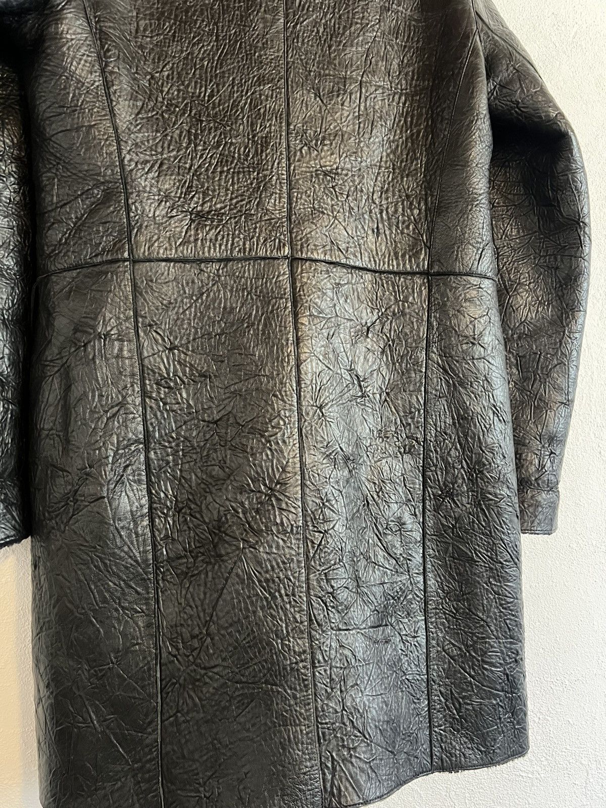 Jil Sander Jil Sander Vintage 80s Leather Archived Coat Rare Streetwear Size S / US 4 / IT 40 - 14 Thumbnail
