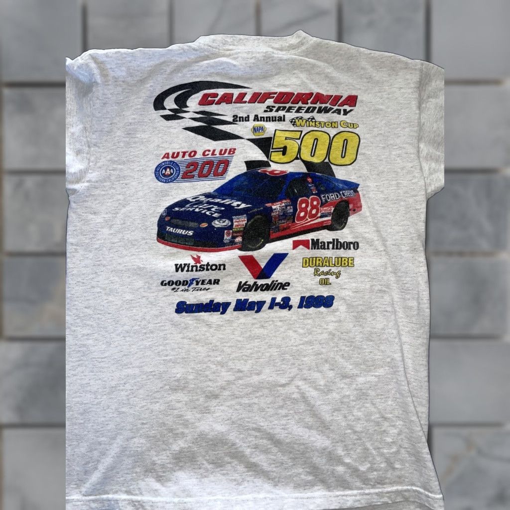 Brooks Nascar 50th anniversary t shirt heather greg Medium Mens T-Shirt Gray M Size US M / EU 48-50 / 2 - 1 Thumbnail