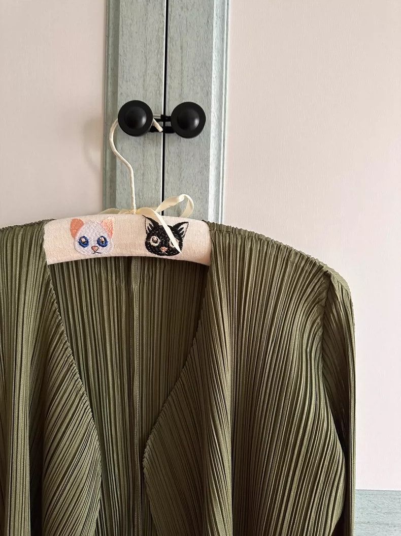 Issey Miyake Issey Miyake size:4 Military green pleated cardigan Size XS / US 0-2 / IT 36-38 - 4 Thumbnail