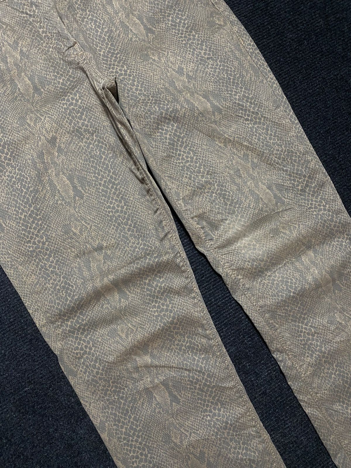 Japanese Brand Atelier GARDEUR Snake Skin Printed regular fit Size US 31 - 5 Thumbnail