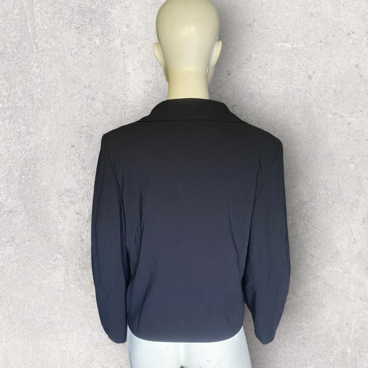 Comme des Garcons Vintage 1991 Floral Appliqué Wool Jacket Size M / US 6-8 / IT 42-44 - 4 Thumbnail