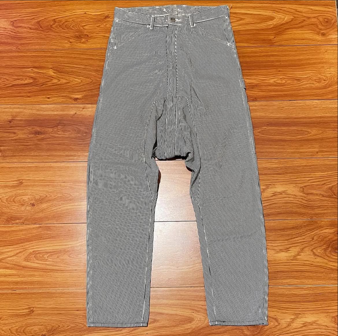 Comme des Garcons AD2011 Ganryu Cdg Hickory Stripe Drop Crotch Painter Pants Size US 30 / EU 46 - 5 Thumbnail