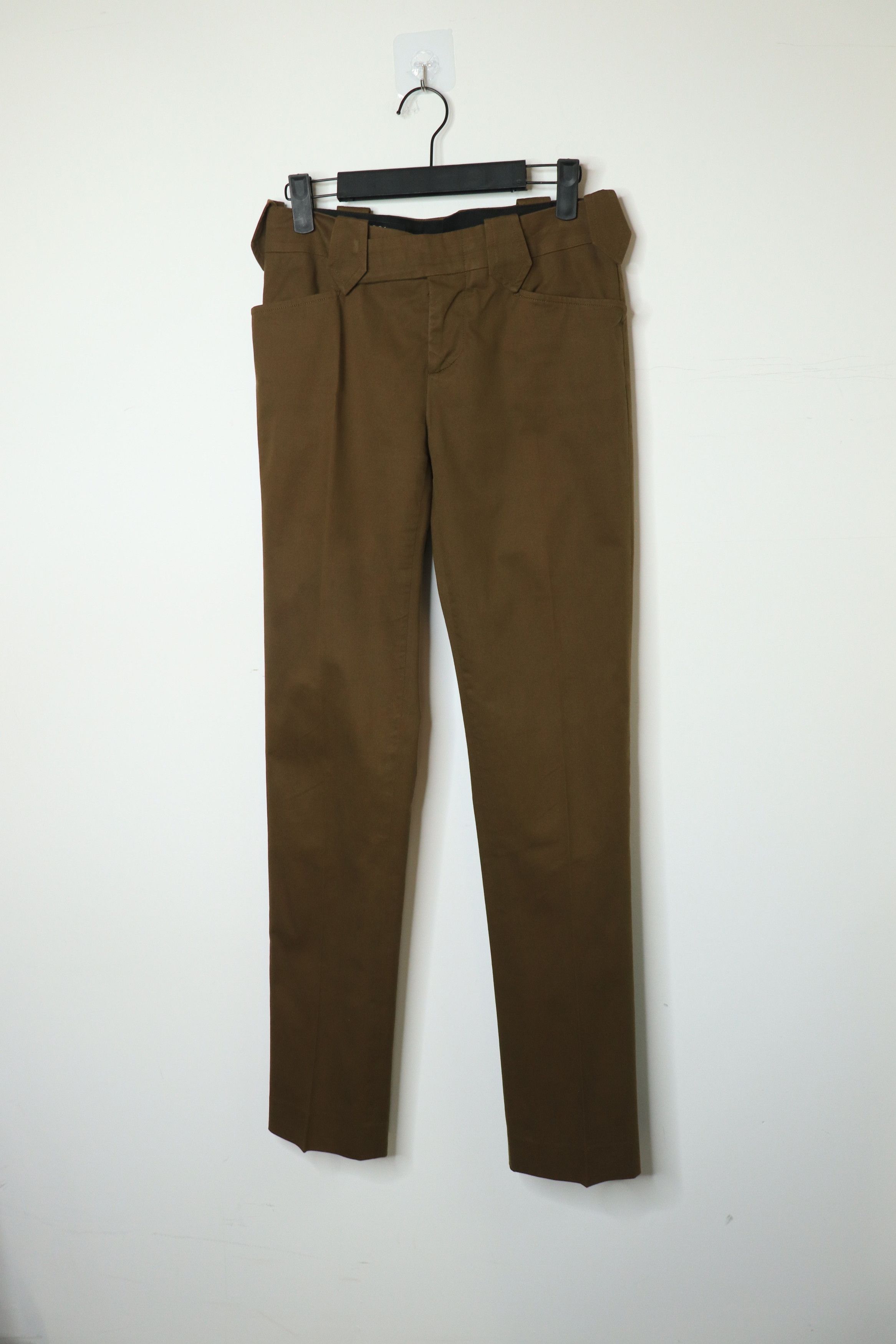 Gucci Khaki tapered trousers - UK 6 Size 26" / US 2 / IT 38 - 1 Thumbnail