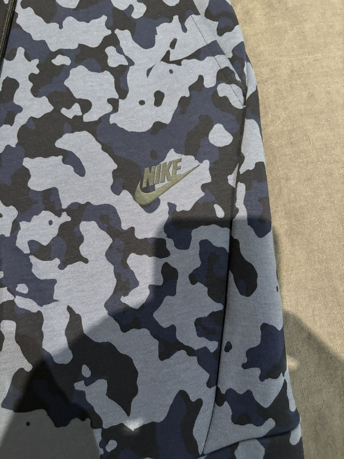 Nike Nike blue camo tech fleece hoodie + pants + shorts Size US S / EU 44-46 / 1 - 14 Thumbnail