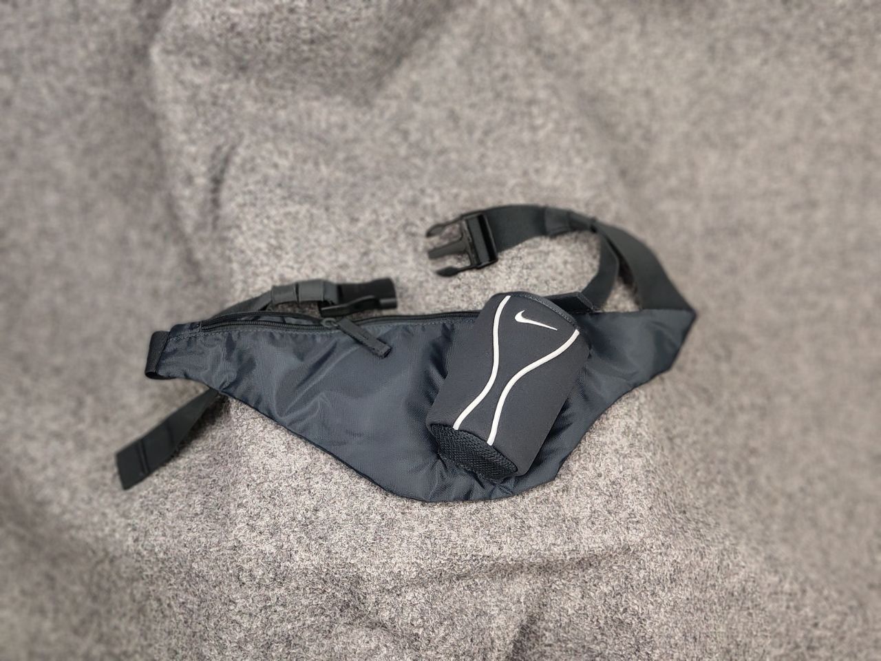 Nike Vintage 90's Nike Water Bottle Holder waist Gray bag hiking Size ONE SIZE - 7 Thumbnail