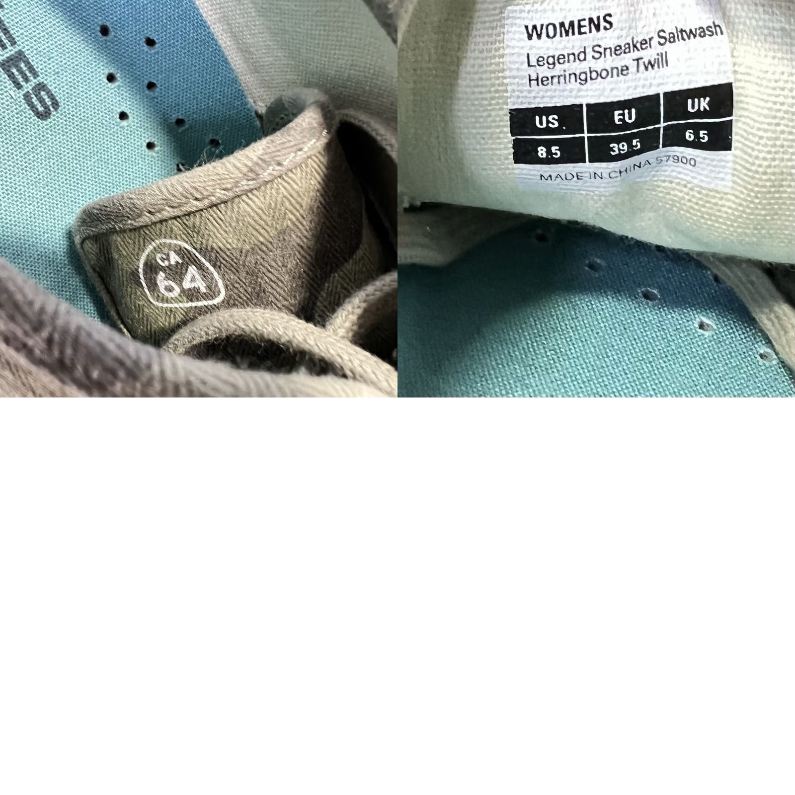 SeaVees Seavess Legend Sneakers Womens 8.5 Saltwash Herringbone Twill Camo Lace Up Size US 9 / IT 39 - 9 Thumbnail