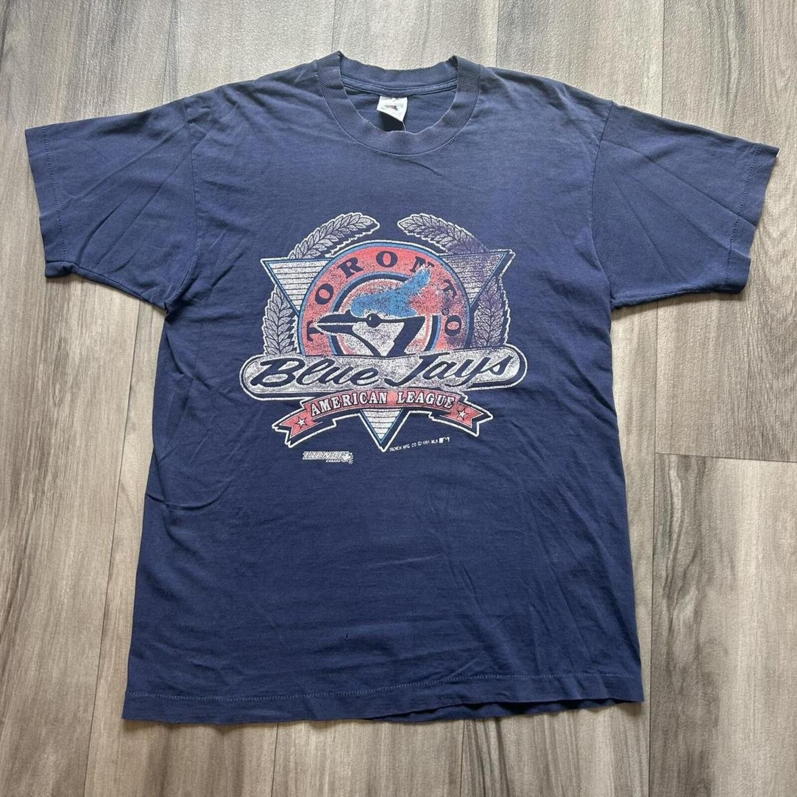 MLB MLB Men's Navy and Blue Tshirt Size US L / EU 52-54 / 3 - 1 Thumbnail