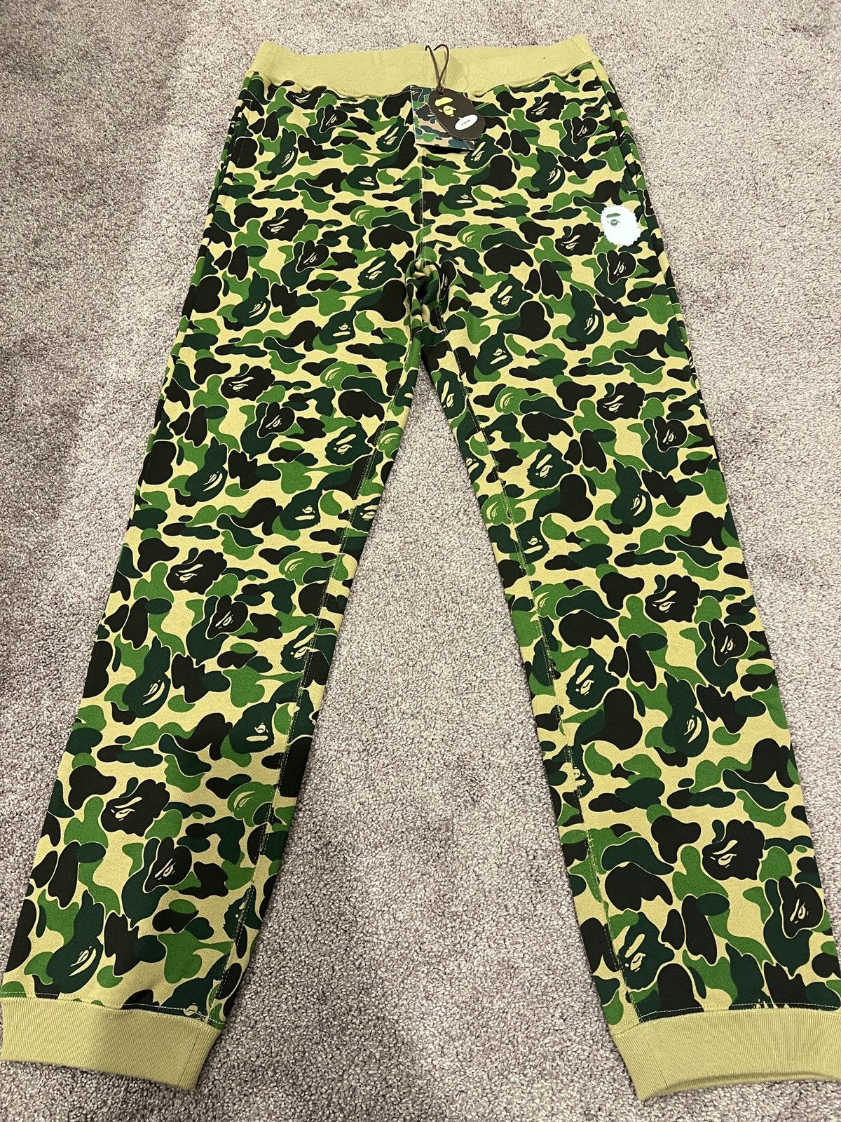 Bape ABC Camo Crystal Stone Sweat Pants Size US 32 / EU 48 - 1 Thumbnail