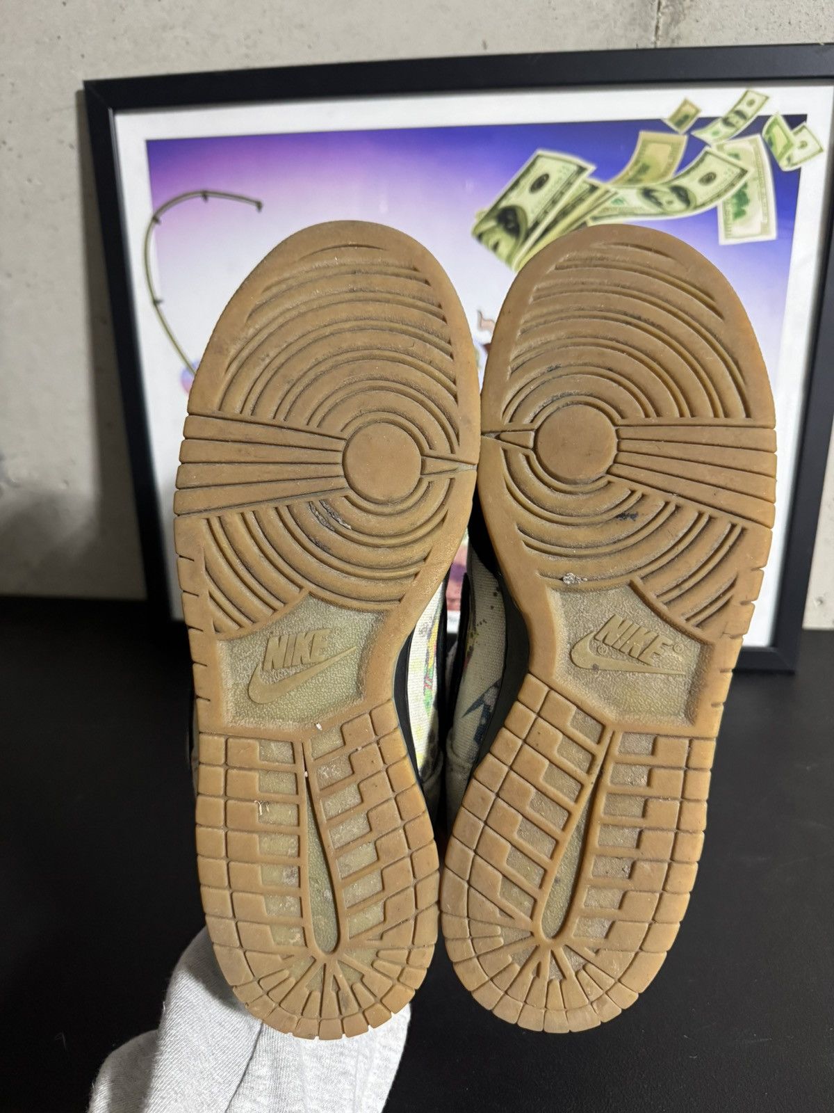 Nike × Supreme Nike SB Dunk Low Supreme Rammellzee Size US 11.5 / EU 44-45 - 8 Thumbnail