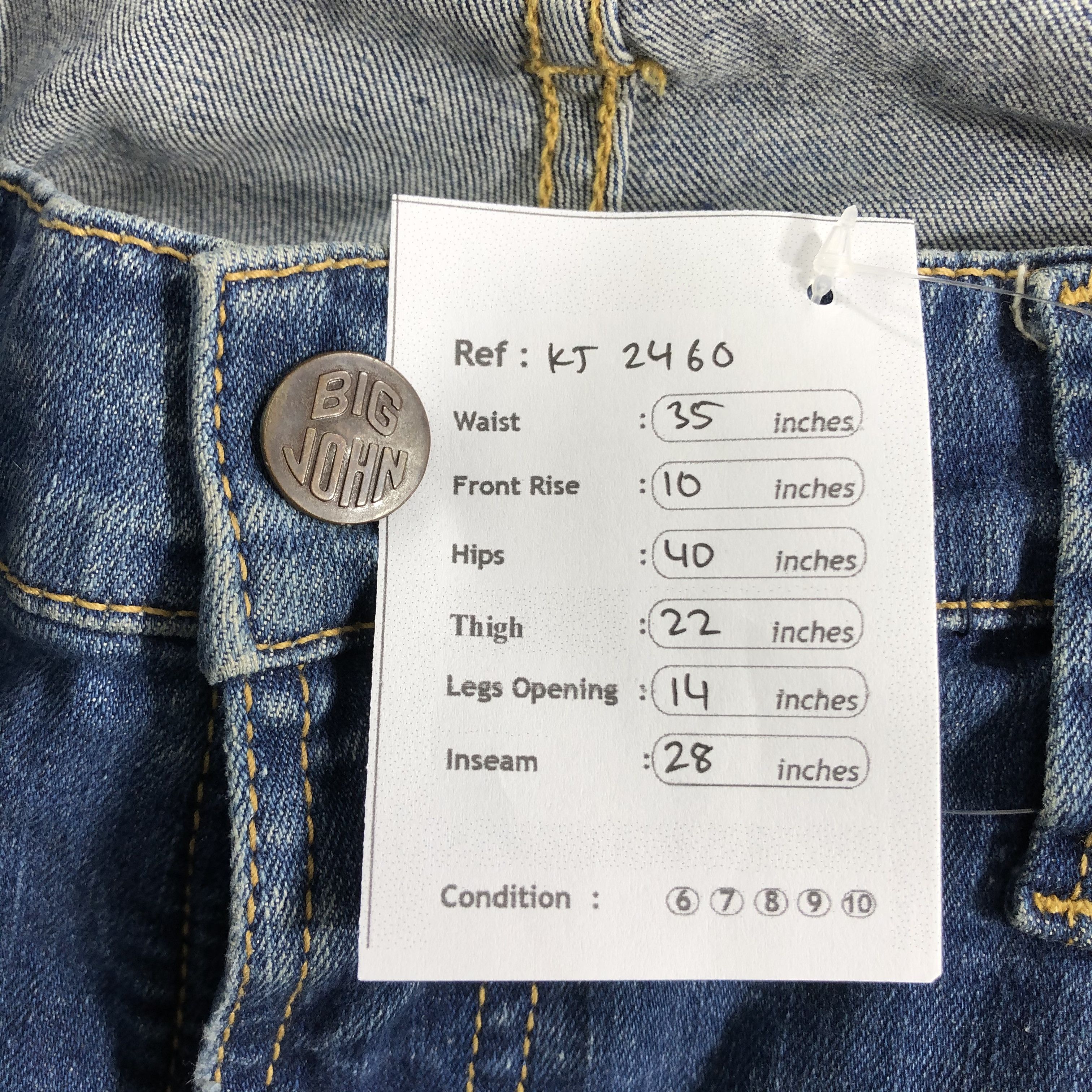 Big John Vintage Big John Jeans Ripped Denim KJ2460 Size US 34 / EU 50 - 11 Thumbnail