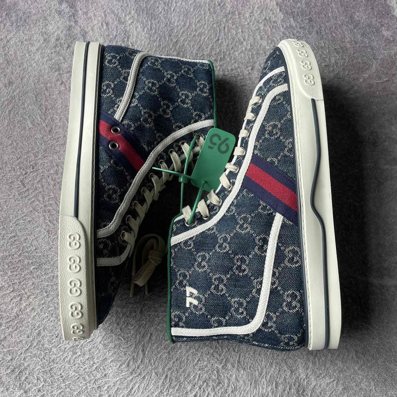 Gucci Gucci Tennis 1977 High-Top Fashion Sneakers - Size US 10.5 / EU 43-44 - 9 Thumbnail