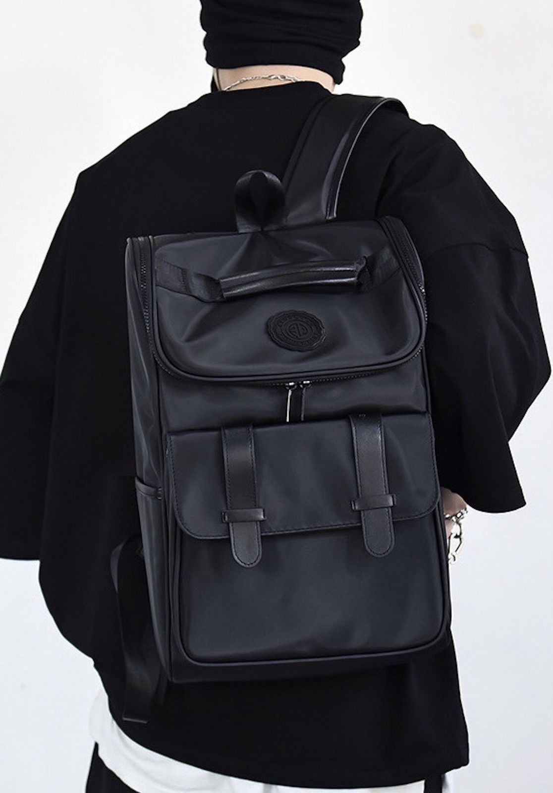 Japanese Brand Streetwear military waterproof grunge backpack bag y2k Size ONE SIZE - 2 Thumbnail