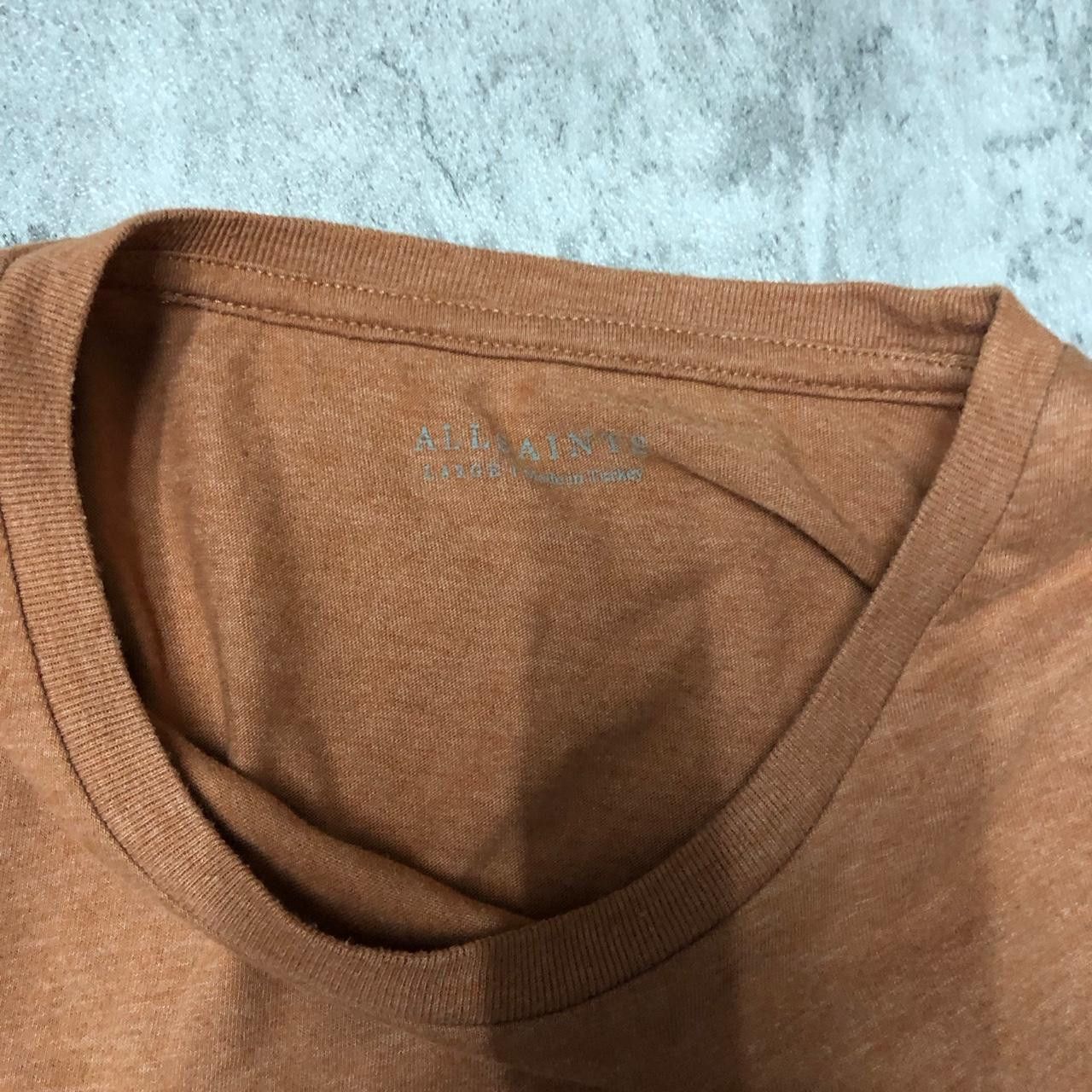 Allsaints Brown cotton streetwear tee with logo #streetwear Size US L / EU 52-54 / 3 - 3 Thumbnail