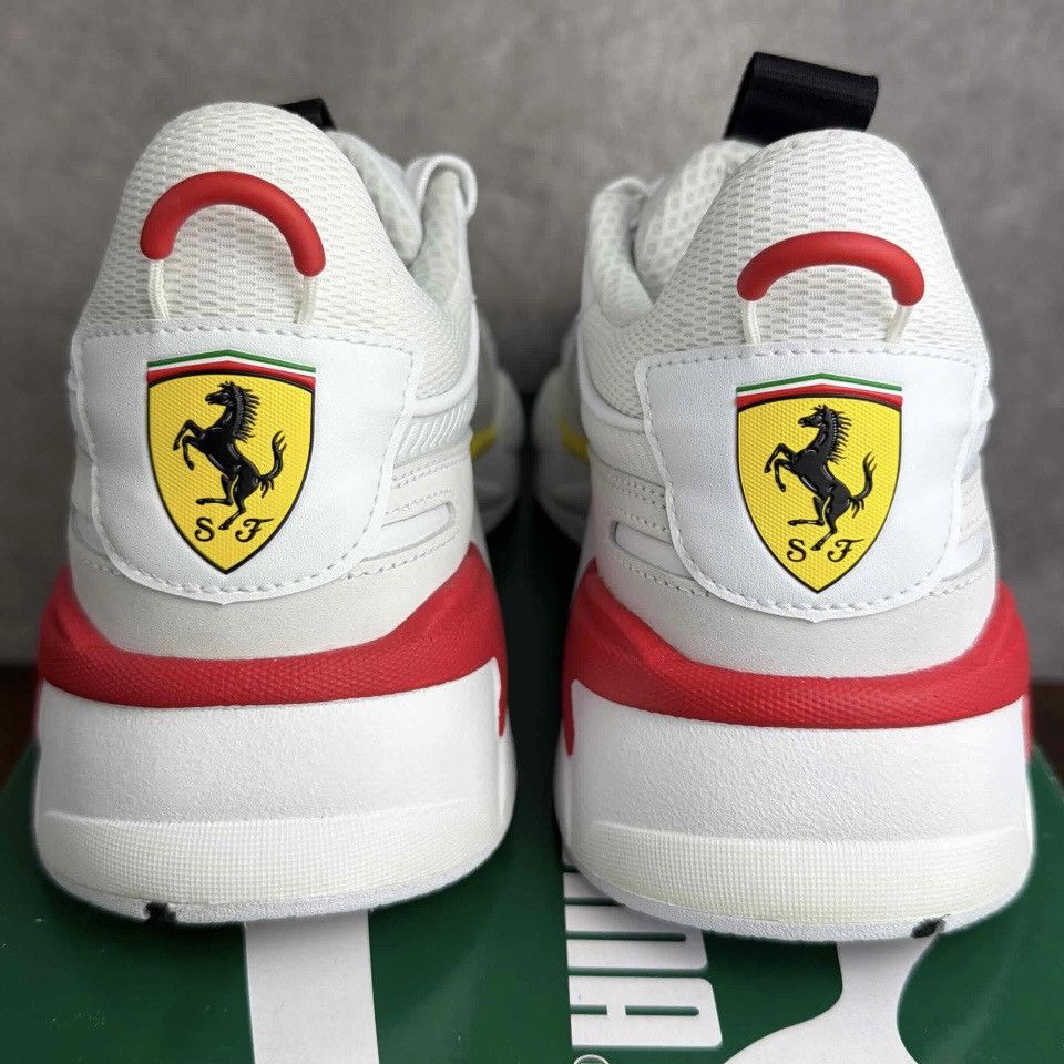 Ferrari × Puma NEW Puma RS-X Trophy Scuderia Ferrari White Rosso 370581-01 Size US 9 / EU 42 - 6 Thumbnail