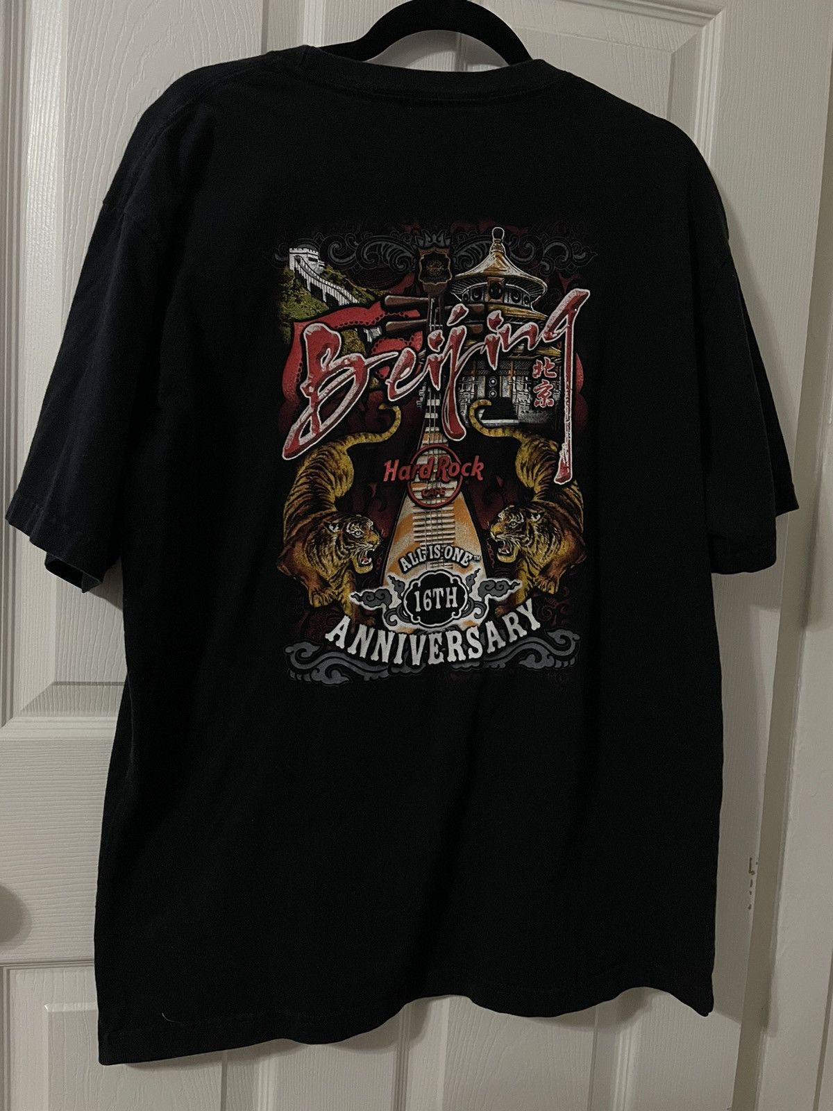 Hard Rock Cafe × Vintage Vintage 90s Rare Hard Rock Cafe Beijing 16th Anniversary Size US XL / EU 56 / 4 - 1 Thumbnail