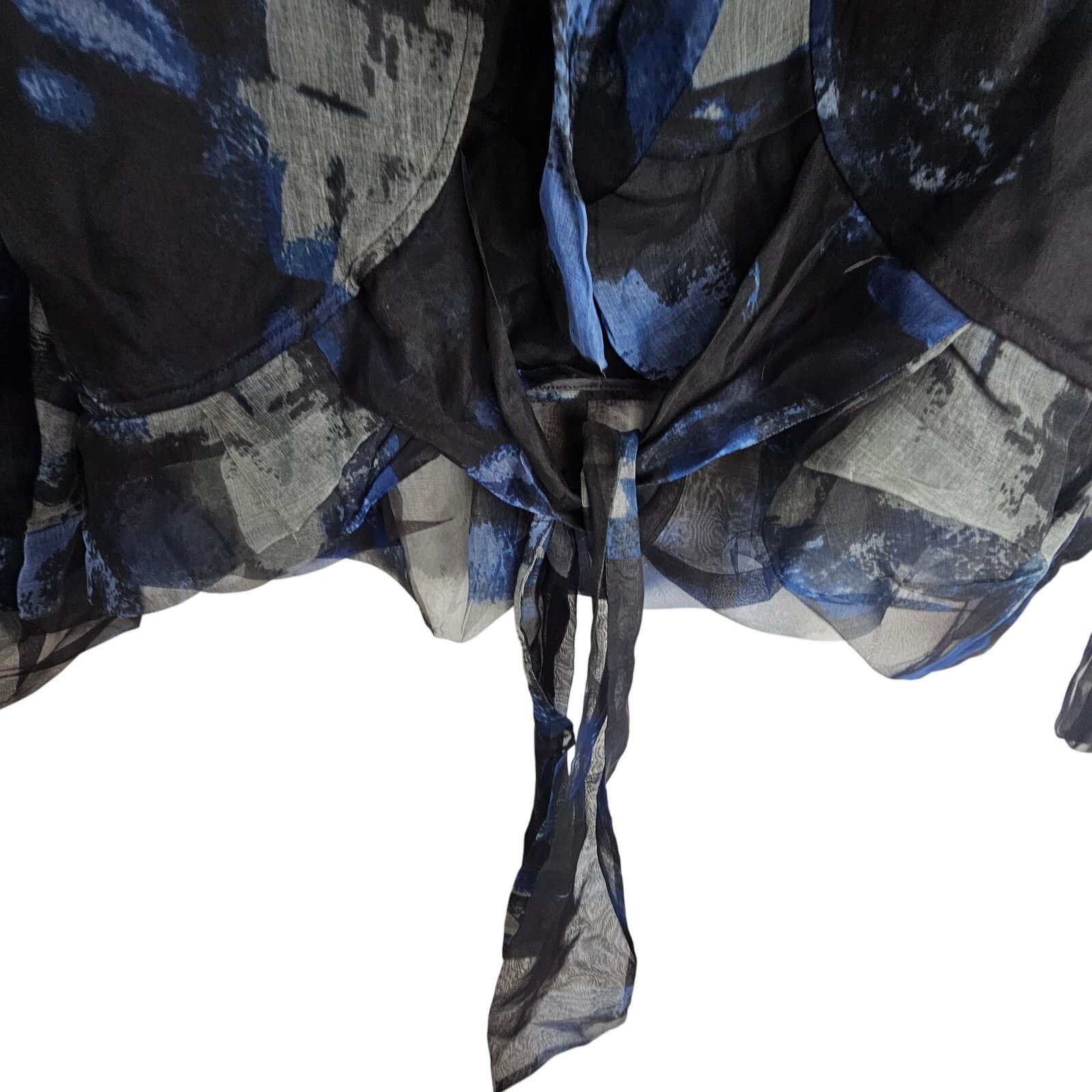 Samuel Ross Samuel Dong Women Silk Organza Bolero Topper Jacket M Formal Size M / US 6-8 / IT 42-44 - 3 Thumbnail