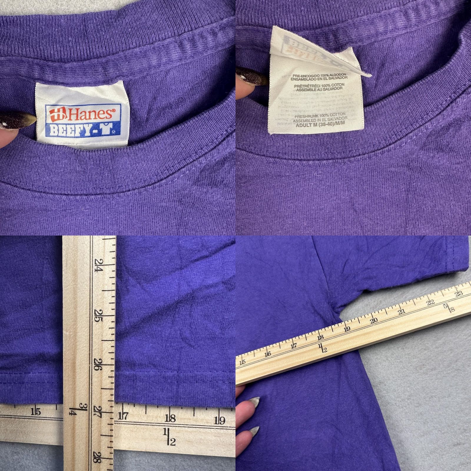 Hanes Holy Land Experience Shirt Orlando Theme Park Christian Purple Mens Medium Size US M / EU 48-50 / 2 - 8 Thumbnail