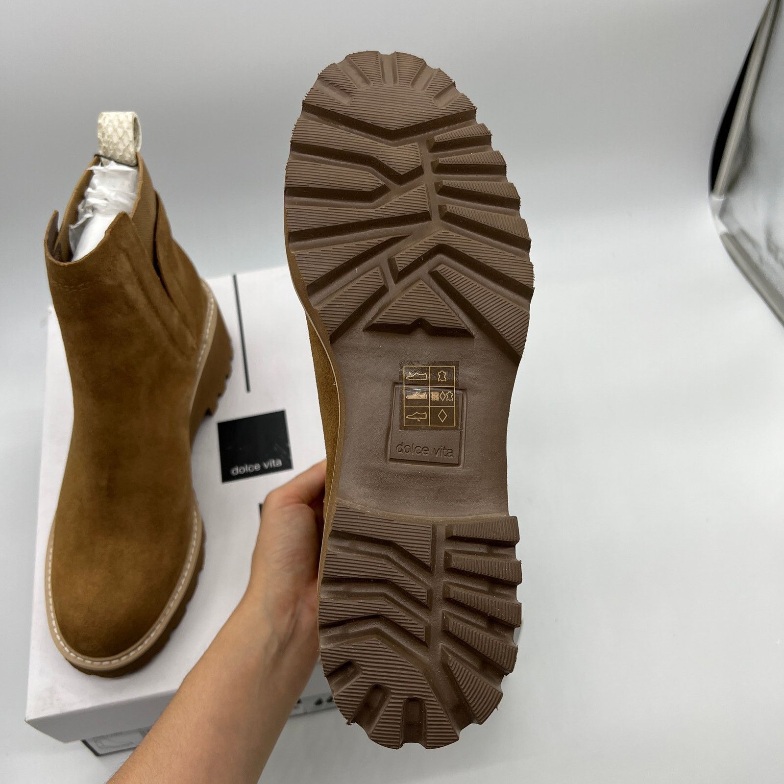 Other Dolce Vita Suede Waterproof Ankle Boots Size 8.5 Brown Color Size US 8.5 / IT 38.5 - 7 Thumbnail