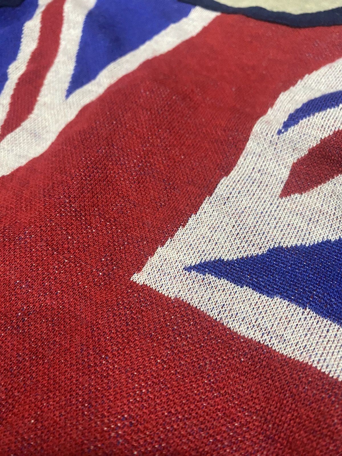 Japanese Brand RNA DNA intarsia Union Jack UK cardigan Size M / US 6-8 / IT 42-44 - 6 Thumbnail
