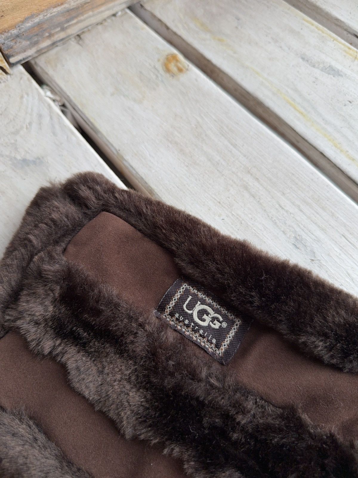Ugg UGG Brown Faux Fur Muffler Scarf – Y2K Cozy Winter Wrap Size ONE SIZE - 6 Thumbnail