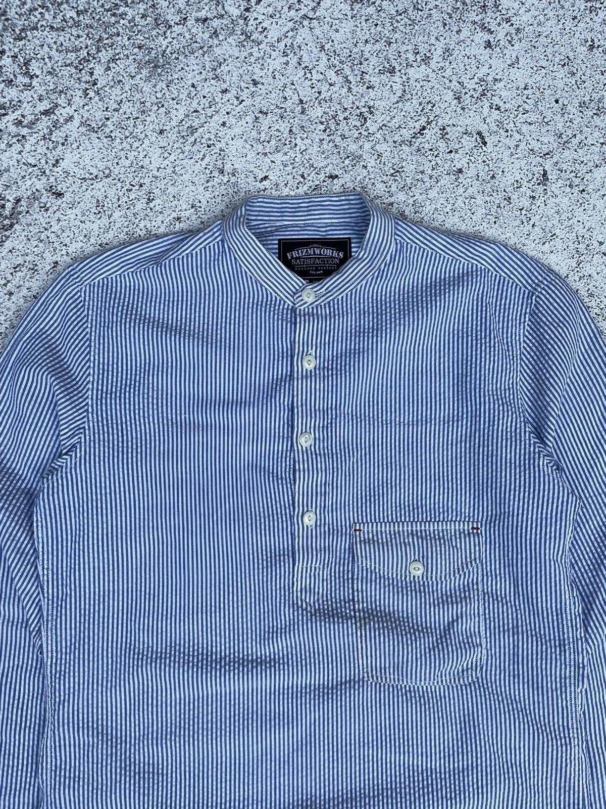 Vintage USN Half Button Up Shirt Style Size US M / EU 48-50 / 2 - 2 Thumbnail