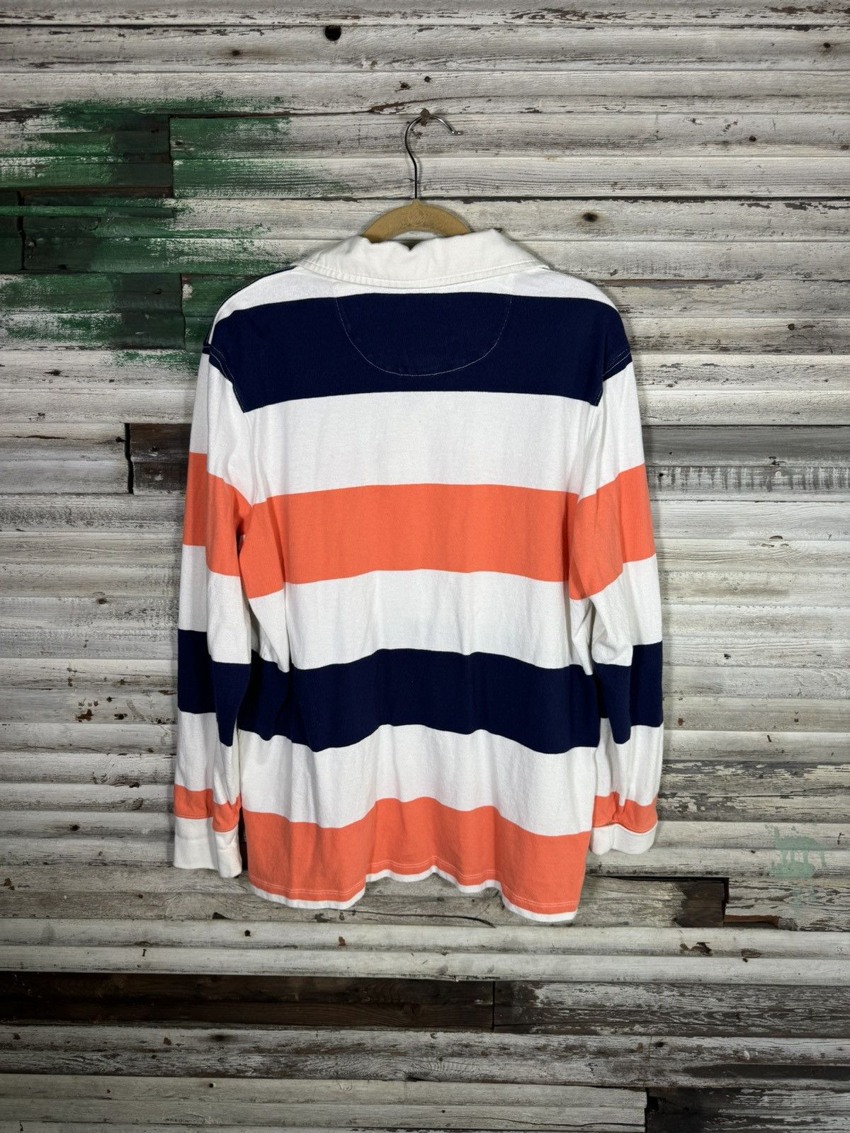 Vintage Vintage Striped Rugby Size US L / EU 52-54 / 3 - 2 Thumbnail