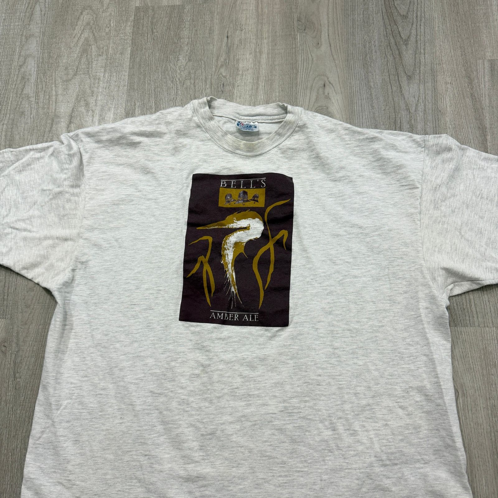 Vintage Vintage Bell's Amber Ale Shirt Men's 2XL XXL Gray 90s Promo Size US XXL / EU 58 / 5 - 2 Thumbnail