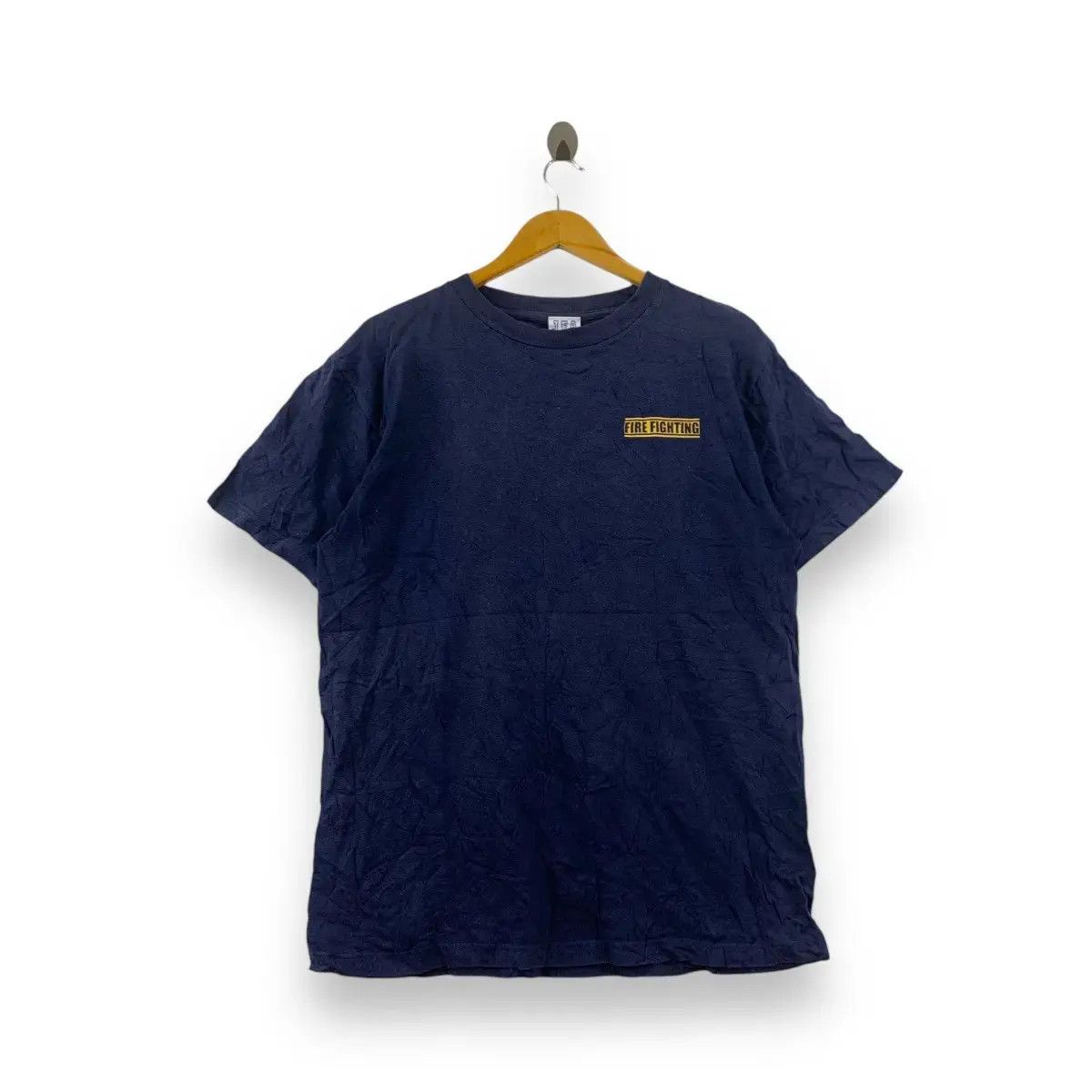 Vintage Vintage JAPAN FIREFIGHTERS Great Fireman Life Support Tee Size US L / EU 52-54 / 3 - 2 Thumbnail
