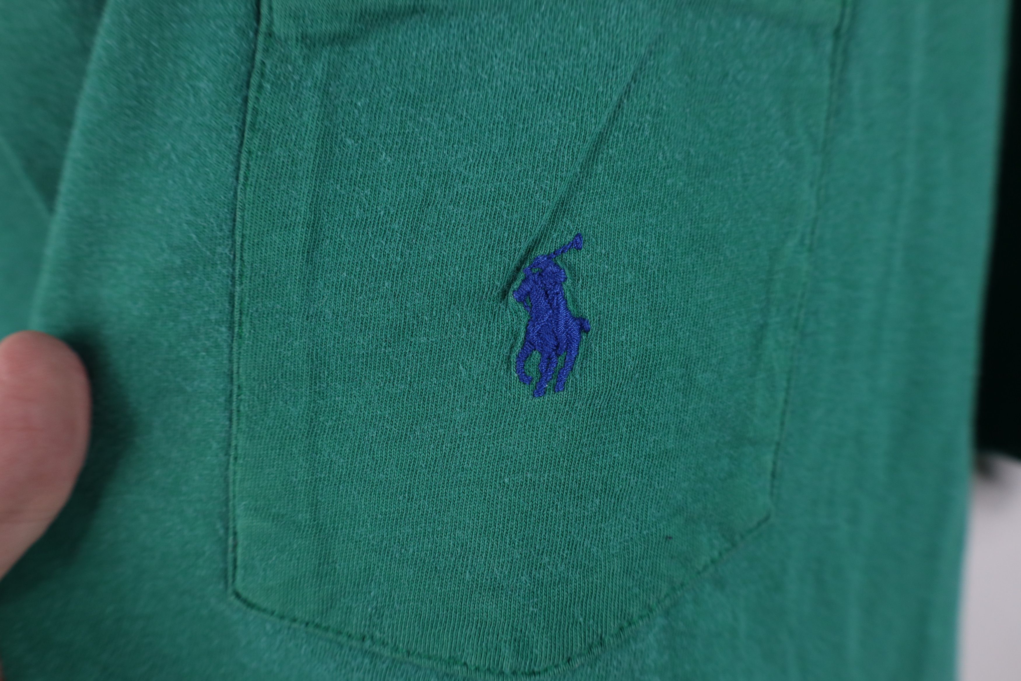 Ralph Lauren Vintage 90s Ralph Lauren Short Sleeve Pocket T-Shirt USA Size US L / EU 52-54 / 3 - 4 Thumbnail