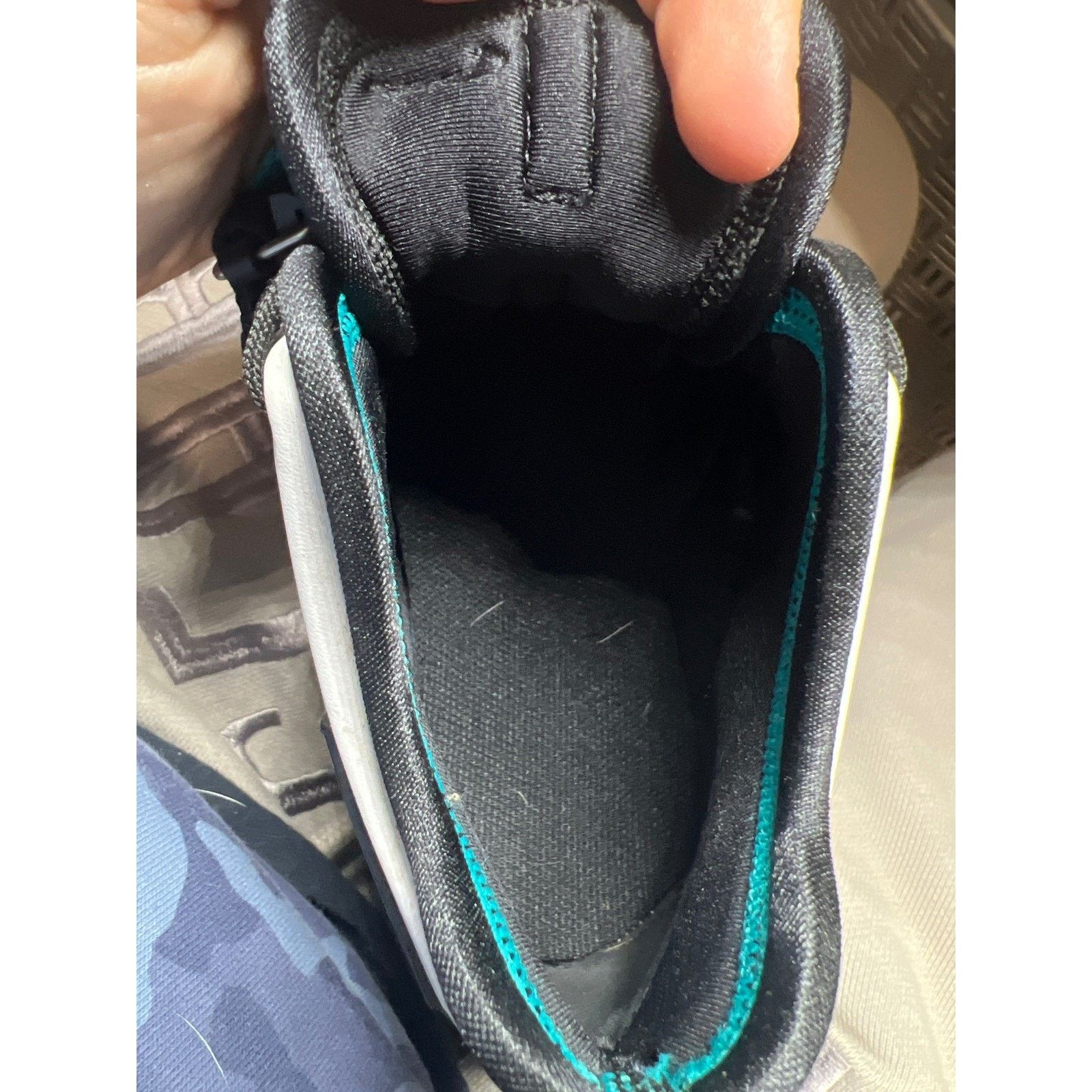 Nike Nike Air Force 270 Black Hyper Jade Silver Mens Size 6.5 Size US 6.5 / EU 39-40 - 6 Thumbnail