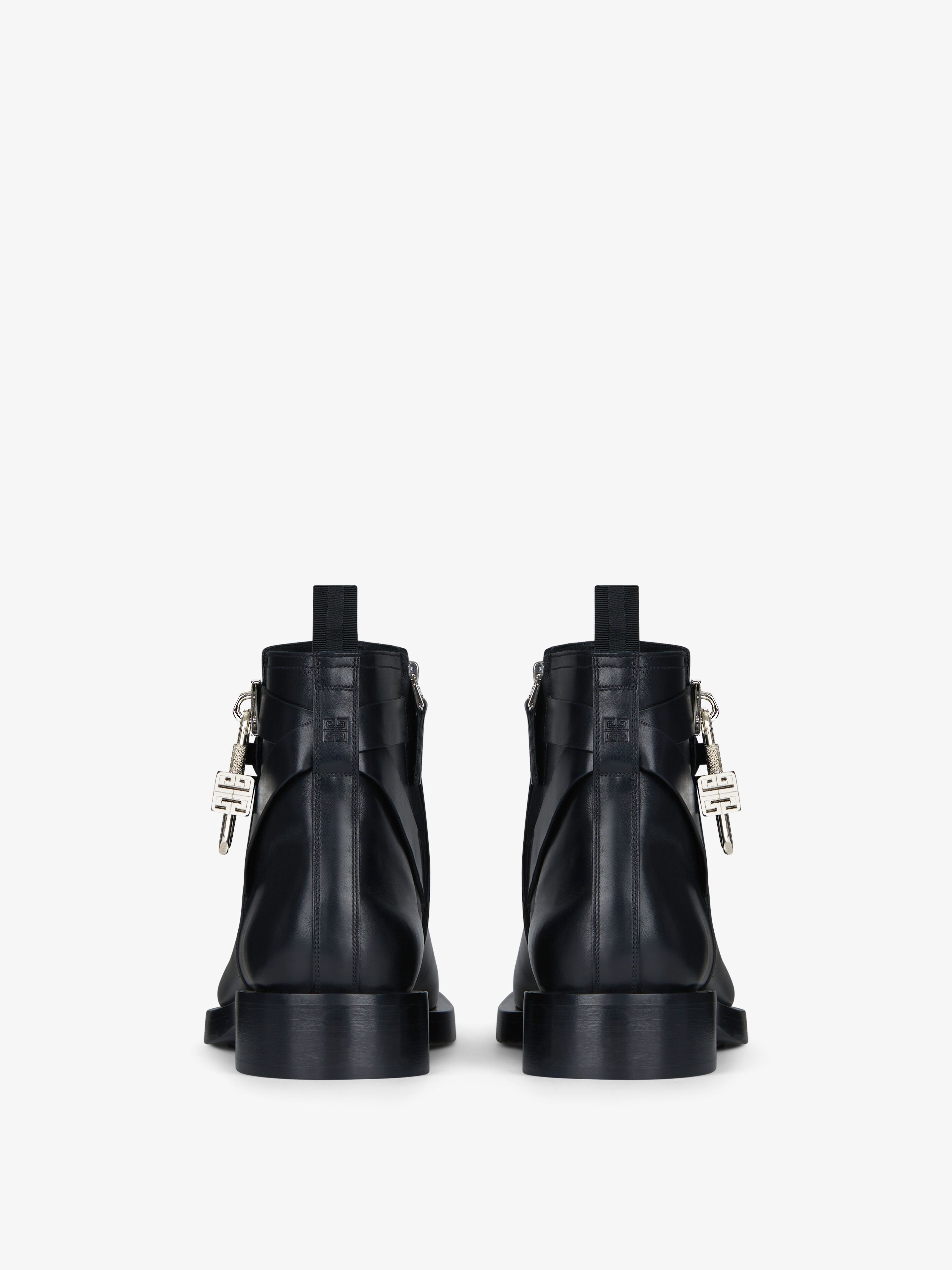 Givenchy o1srvl11e0925 Padlock Boots in Black Size US 12 / EU 45 - 6 Thumbnail