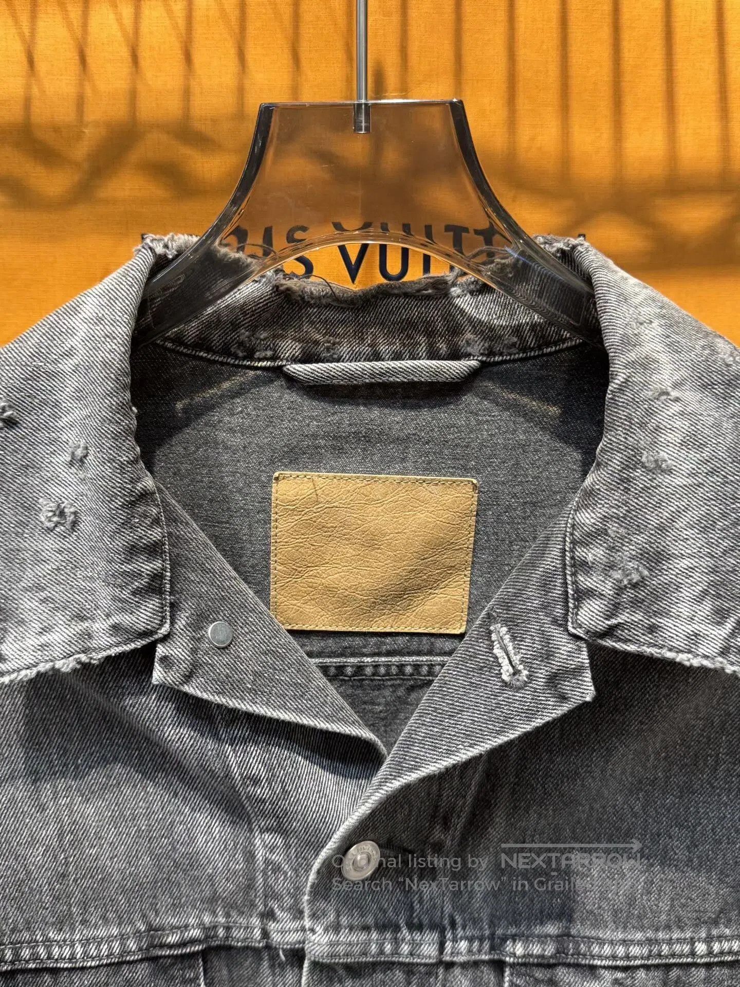 Balenciaga Balenciaga Distressed Washed Denim Jacket. Size US S / EU 44-46 / 1 - 2 Thumbnail