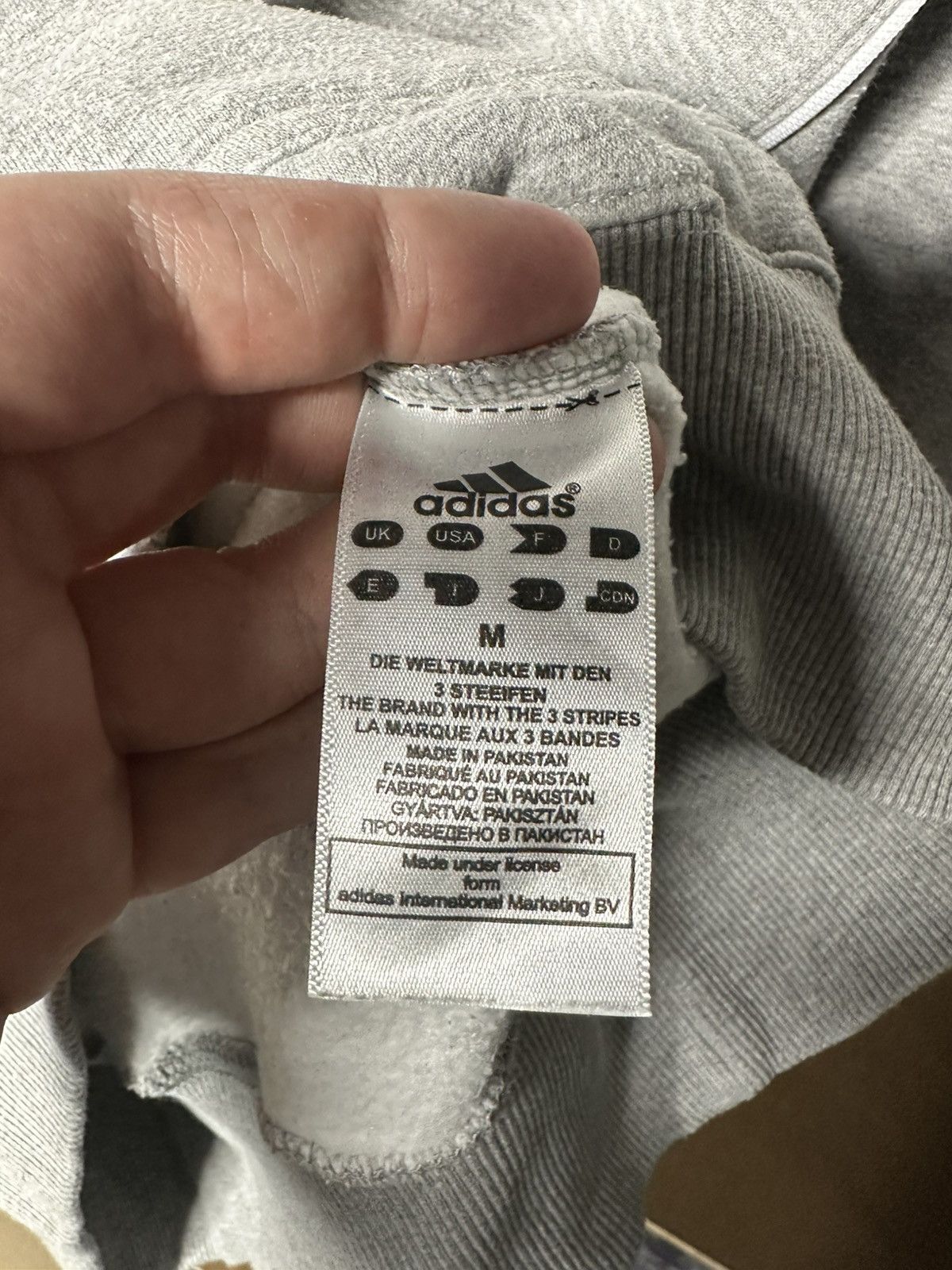 Adidas Adidas Boxing Club Hoodie Grey Embroidered Logo M Sweatshirt Size US M / EU 48-50 / 2 - 7 Thumbnail