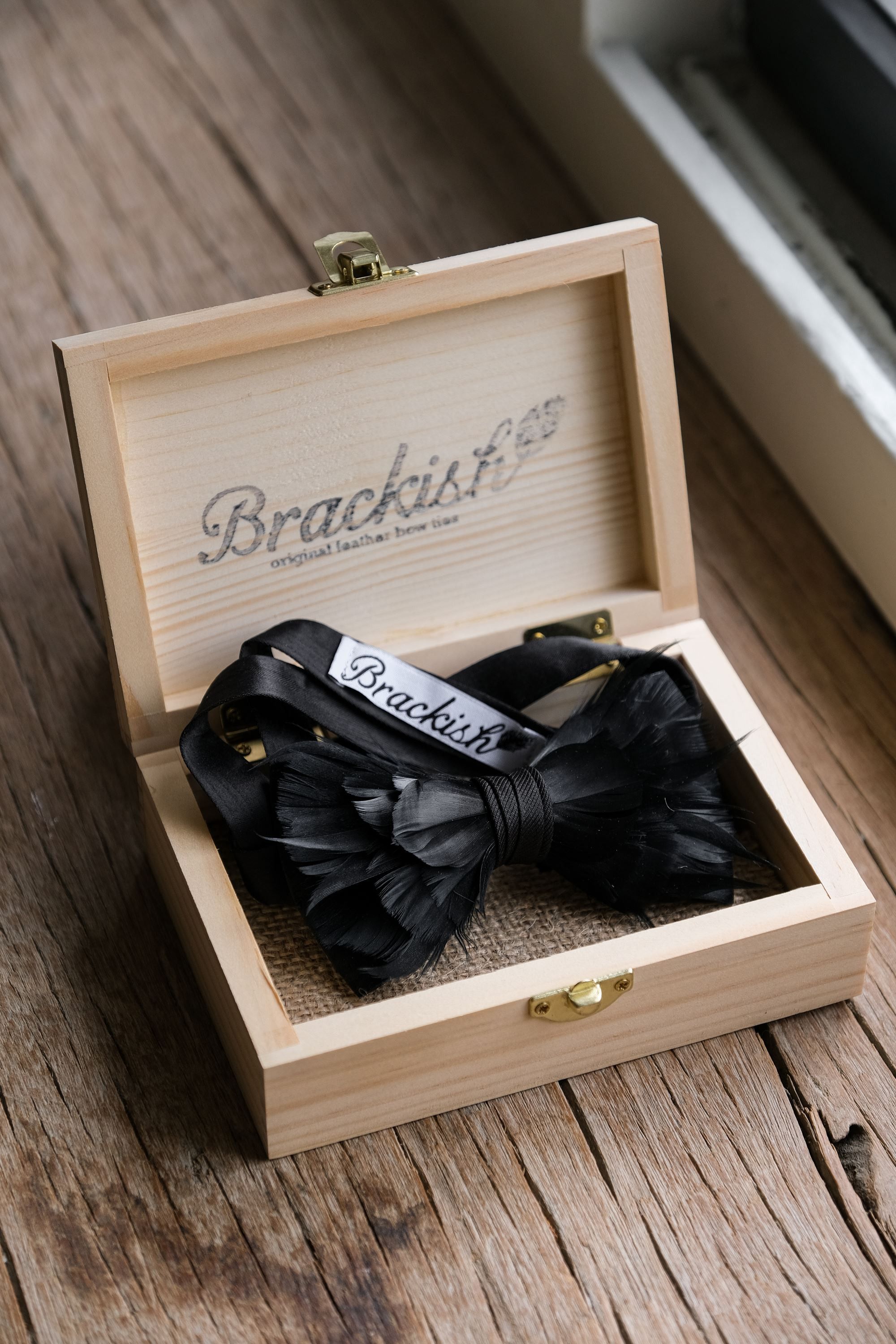 Other Brackish Black Feather Bow Tie Size ONE SIZE - 2 Thumbnail