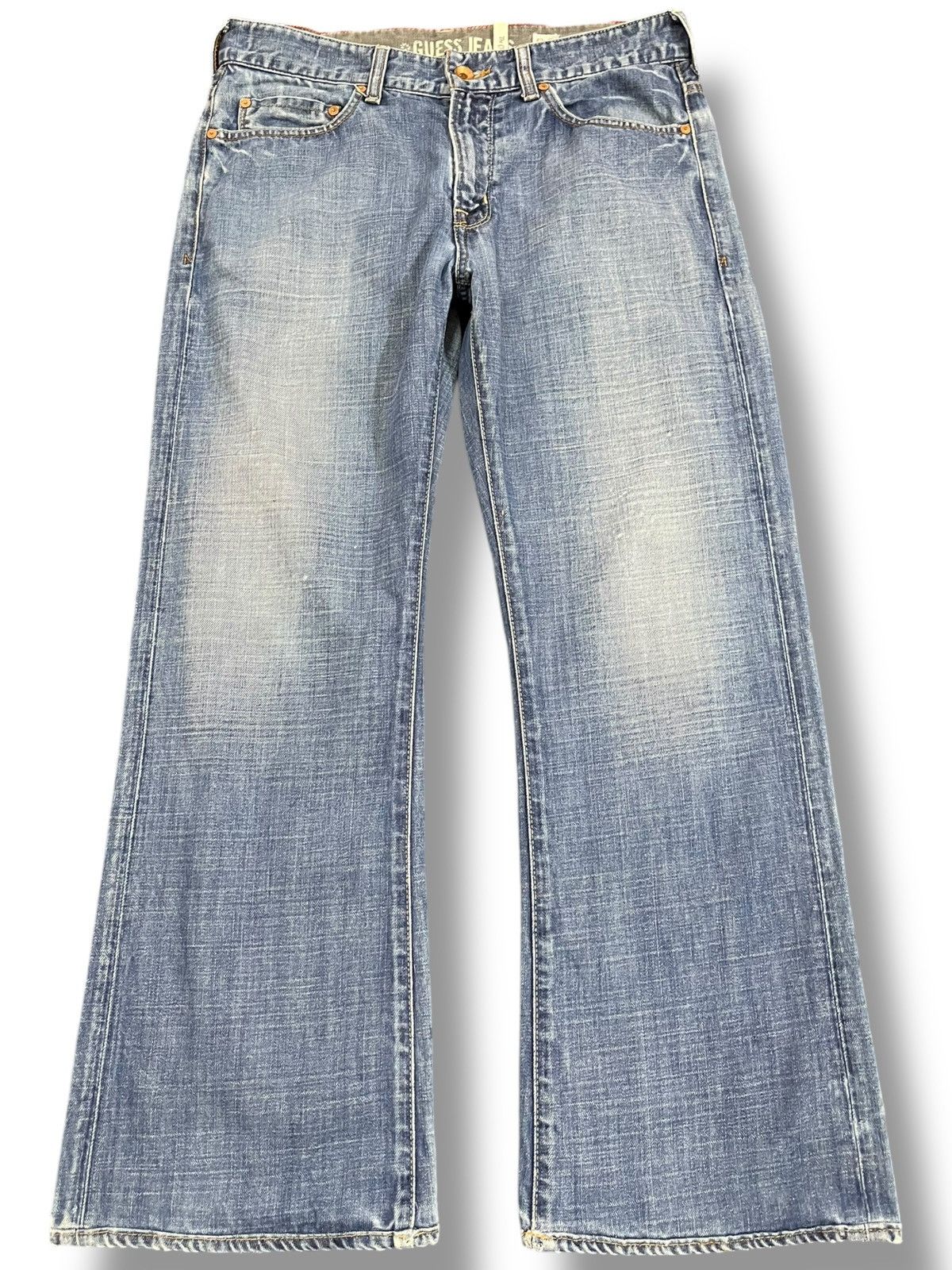 Guess Vintage Guess The Cliff Flare Bootcut Denim Size US 34 / EU 50 - 1 Thumbnail