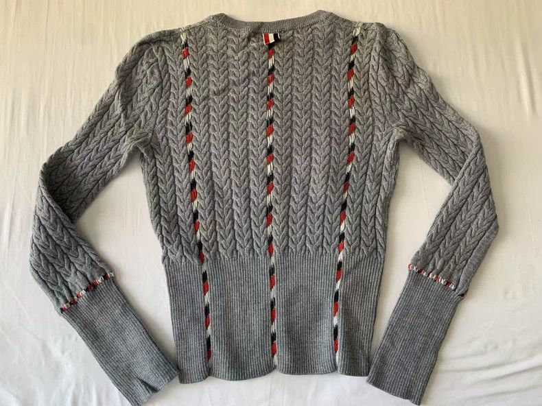 Thom Browne Thom Browne Grey sweater Size XS / US 0-2 / IT 36-38 - 6 Thumbnail