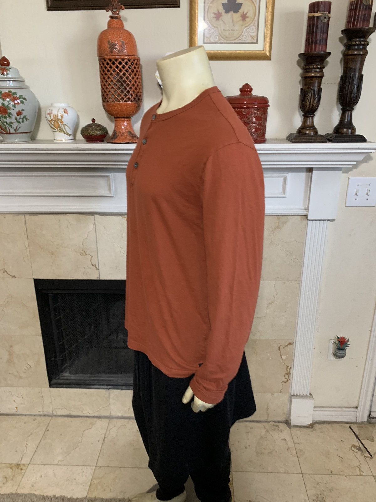 Todd Snyder Premium Jersey LS Henley Size US L / EU 52-54 / 3 - 6 Thumbnail